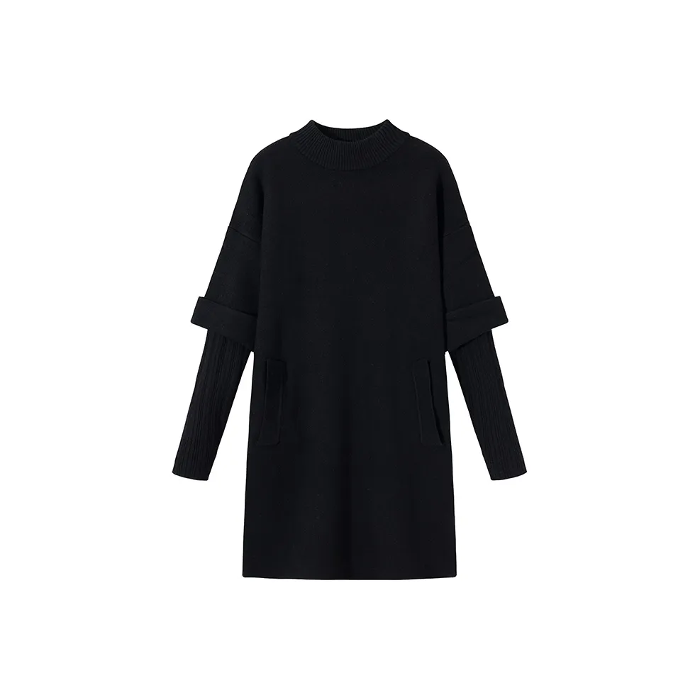 RED DRAGONFLY Длинное платье с длинными рукавами женское