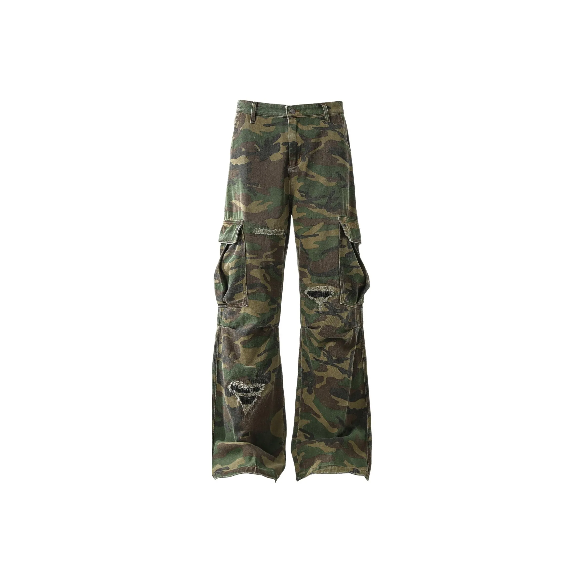 ENPofficial Весна And Осенний Джинсы Повседневный Буткат Унисекс