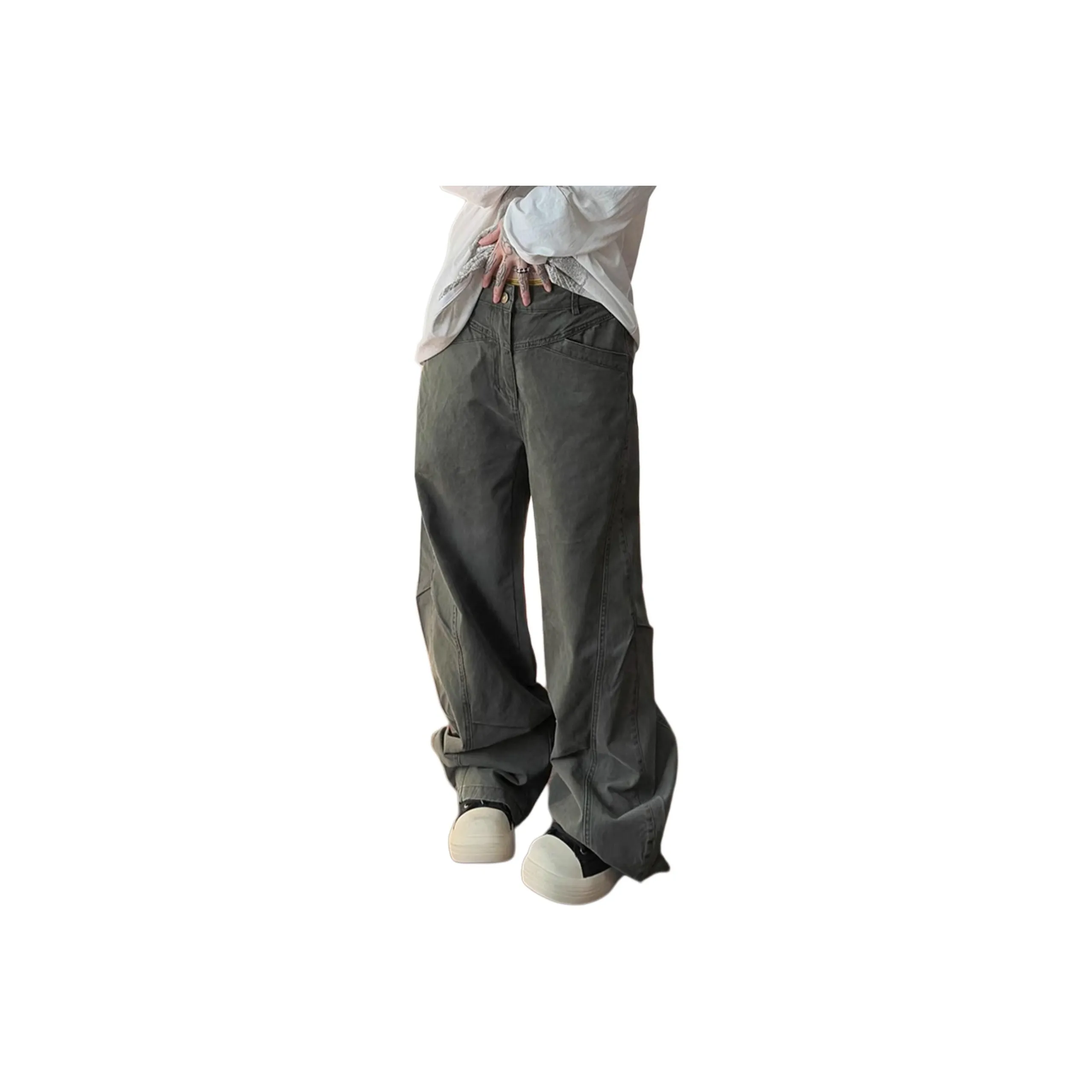 CASTLE WOODS Армия Зеленый Женские Джинсы