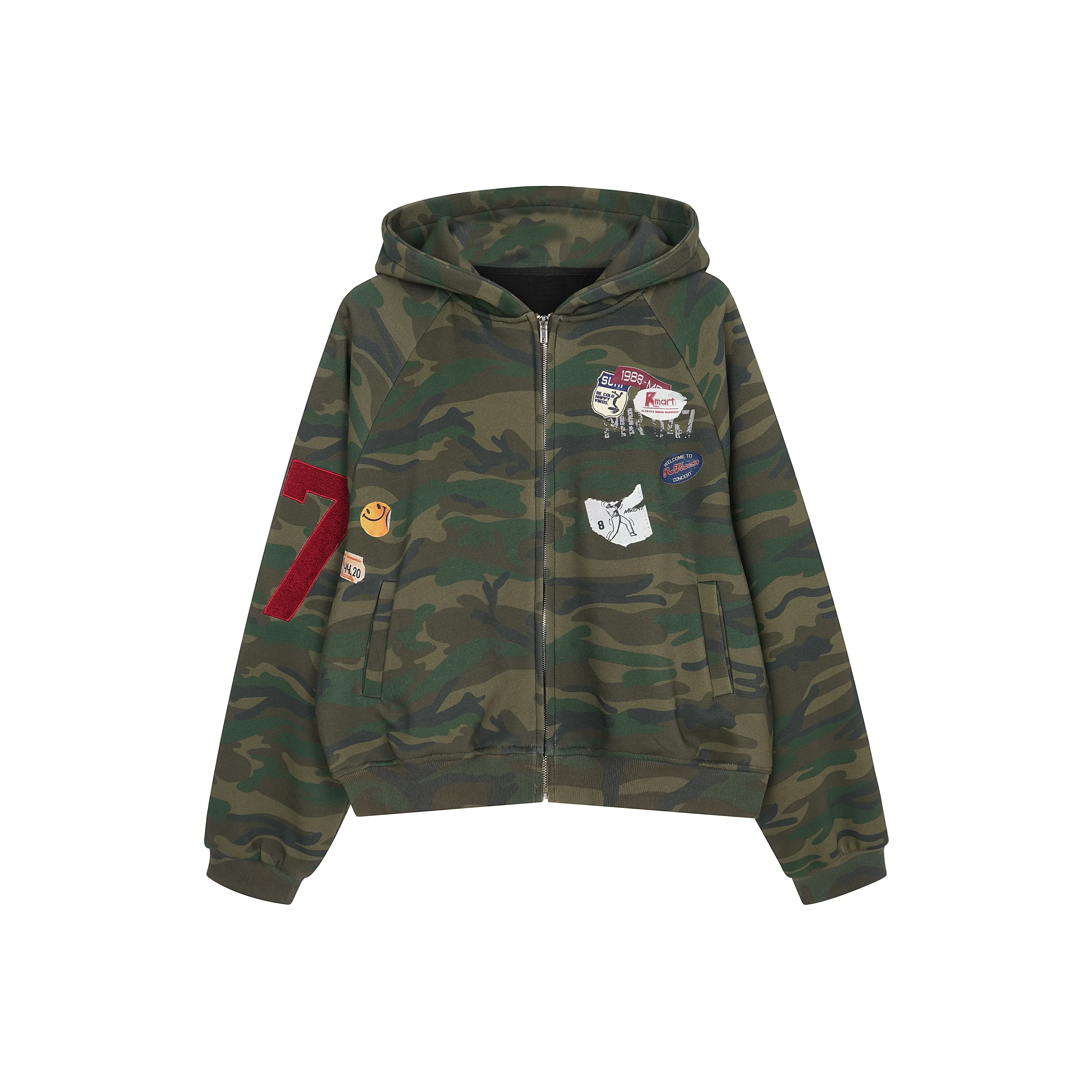 AFISHSTAY Свитшот Куртка Унисекс Камуфляж