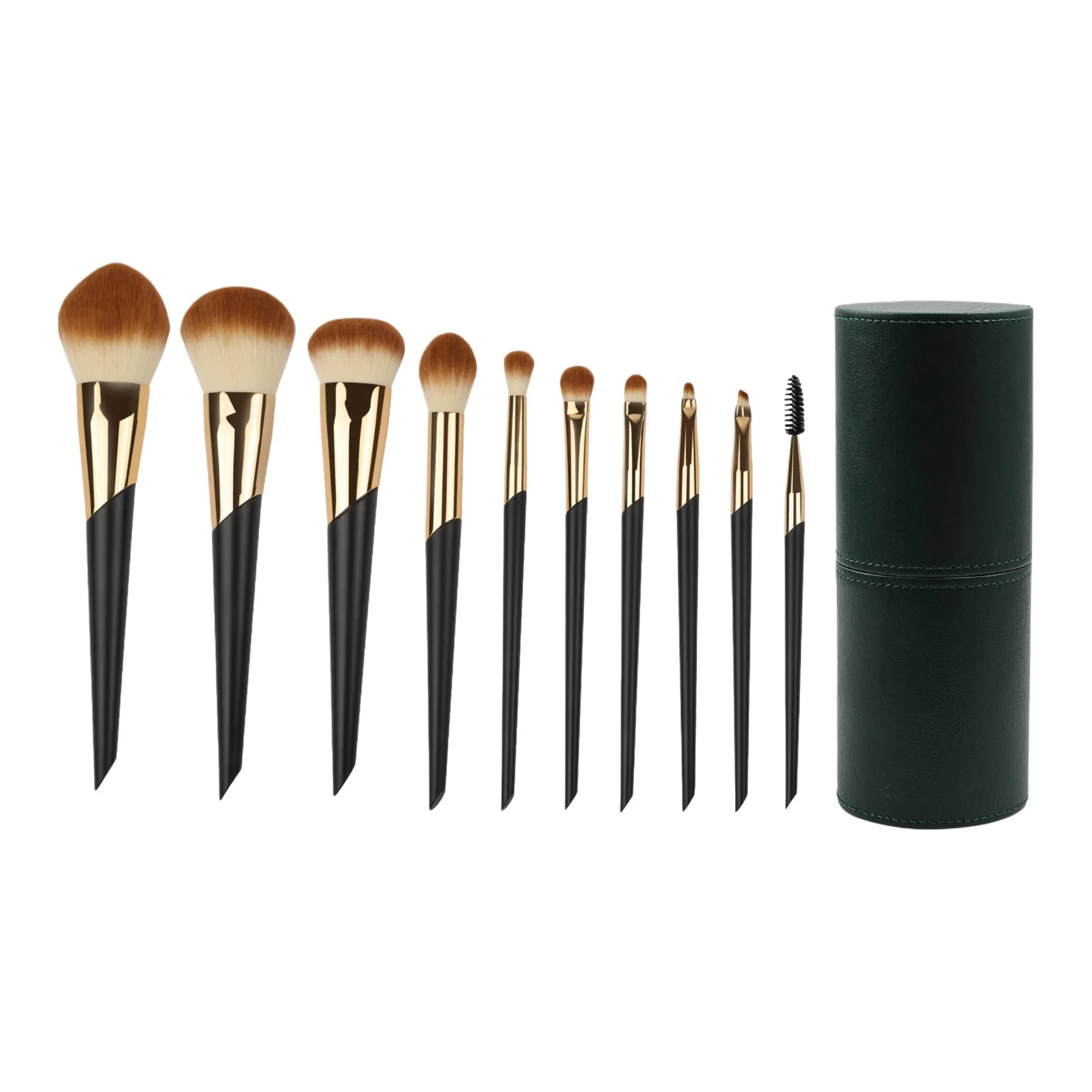 FOYULE Набор кистей для макияжа Beauty Tool дружественный к коже контуринг основа смешанный мягкий детали подгонка тени 10 шт