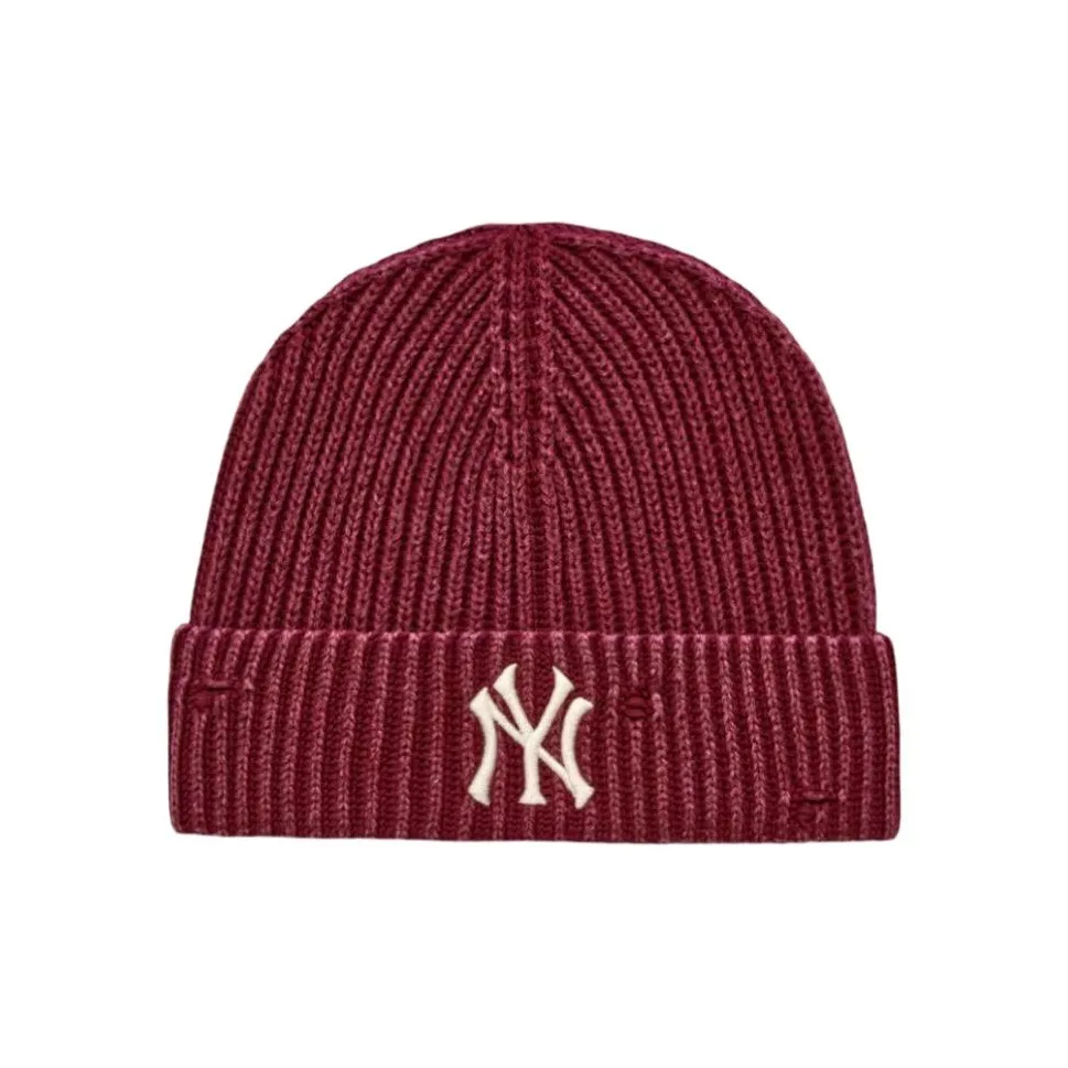 MLB 100% хлопок Шапки-бини Унисекс Бордовый