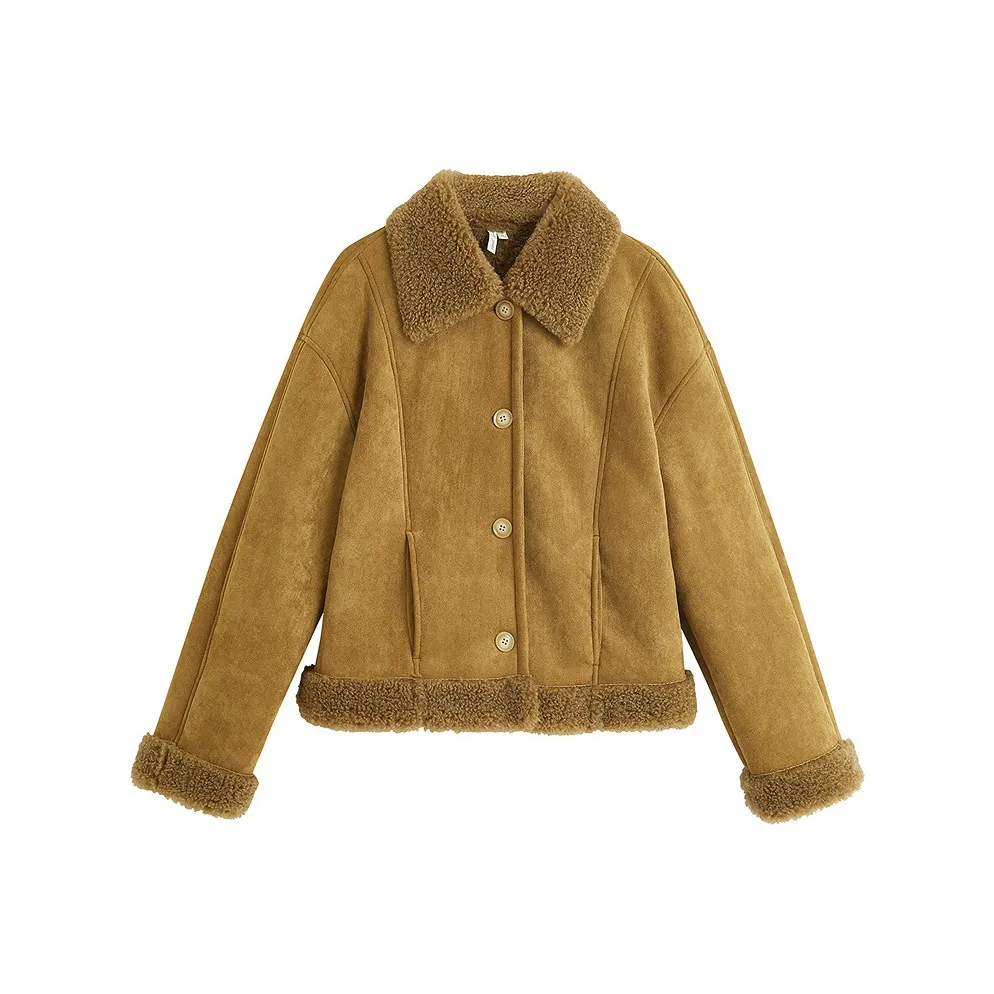 Inman Зимний Груша Зеленый Женские Меховые изделия