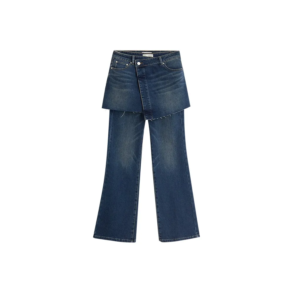 Inman Темные джинсы синий женские