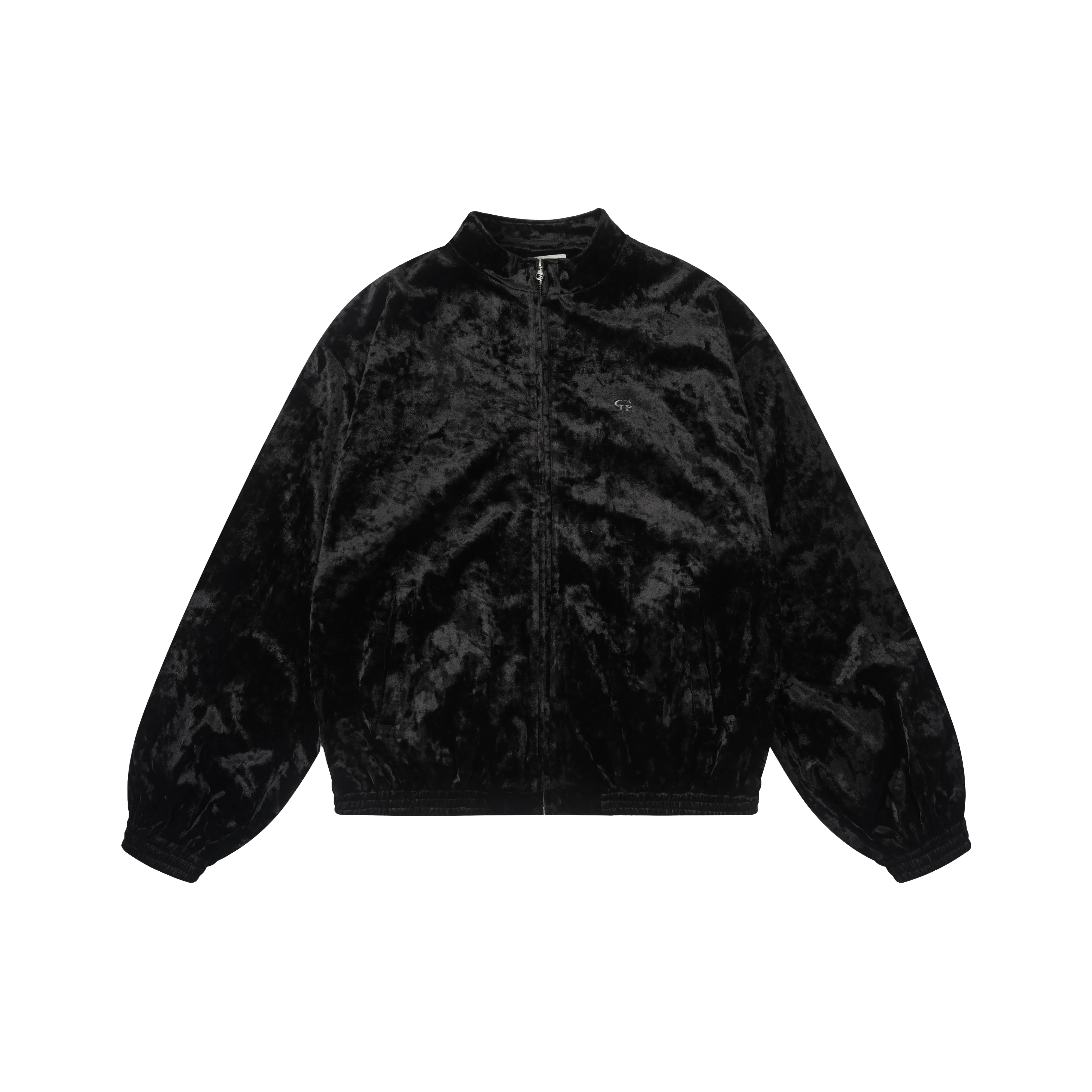 Couple Hunnid Черный Бархат Пальто Унисекс