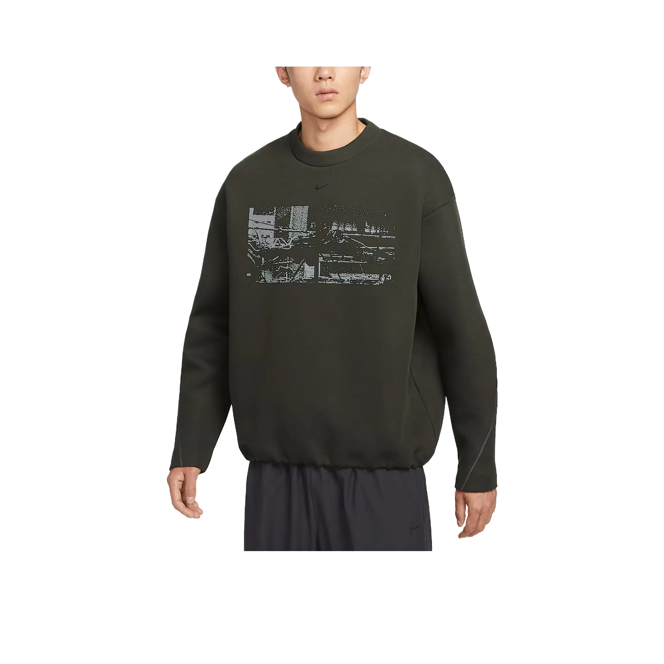 nike Зеленый Мужской Свитшот