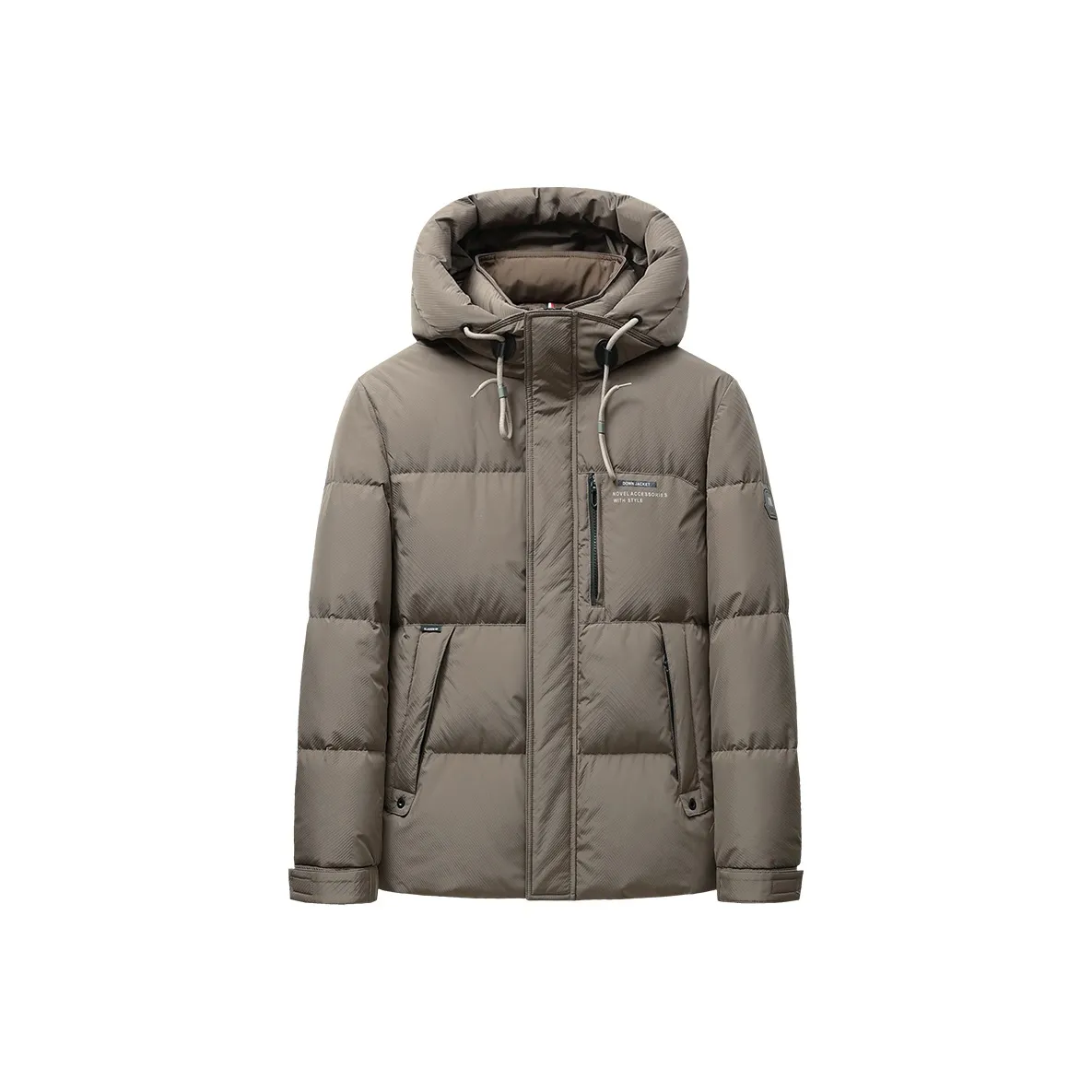 COMBO Зимний Утолщенный Теплоизоляционный Утолщенный Пуховик с Капюшоном Укороченный Пуховик Мужской