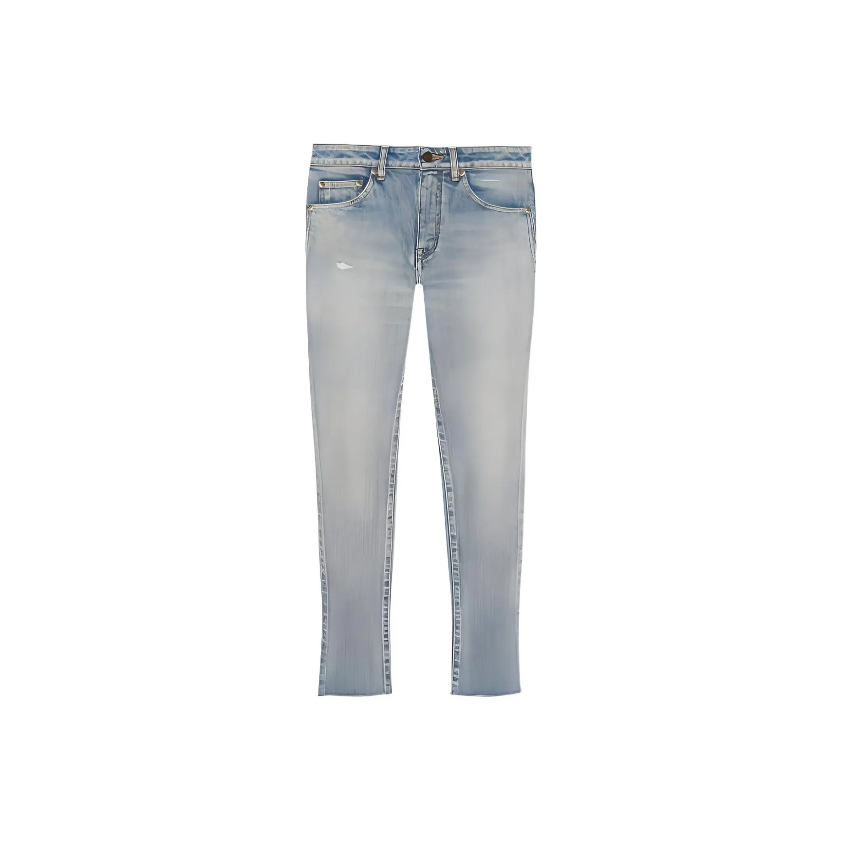 SAINT LAURENT SS22 Джинсы Женские Blue