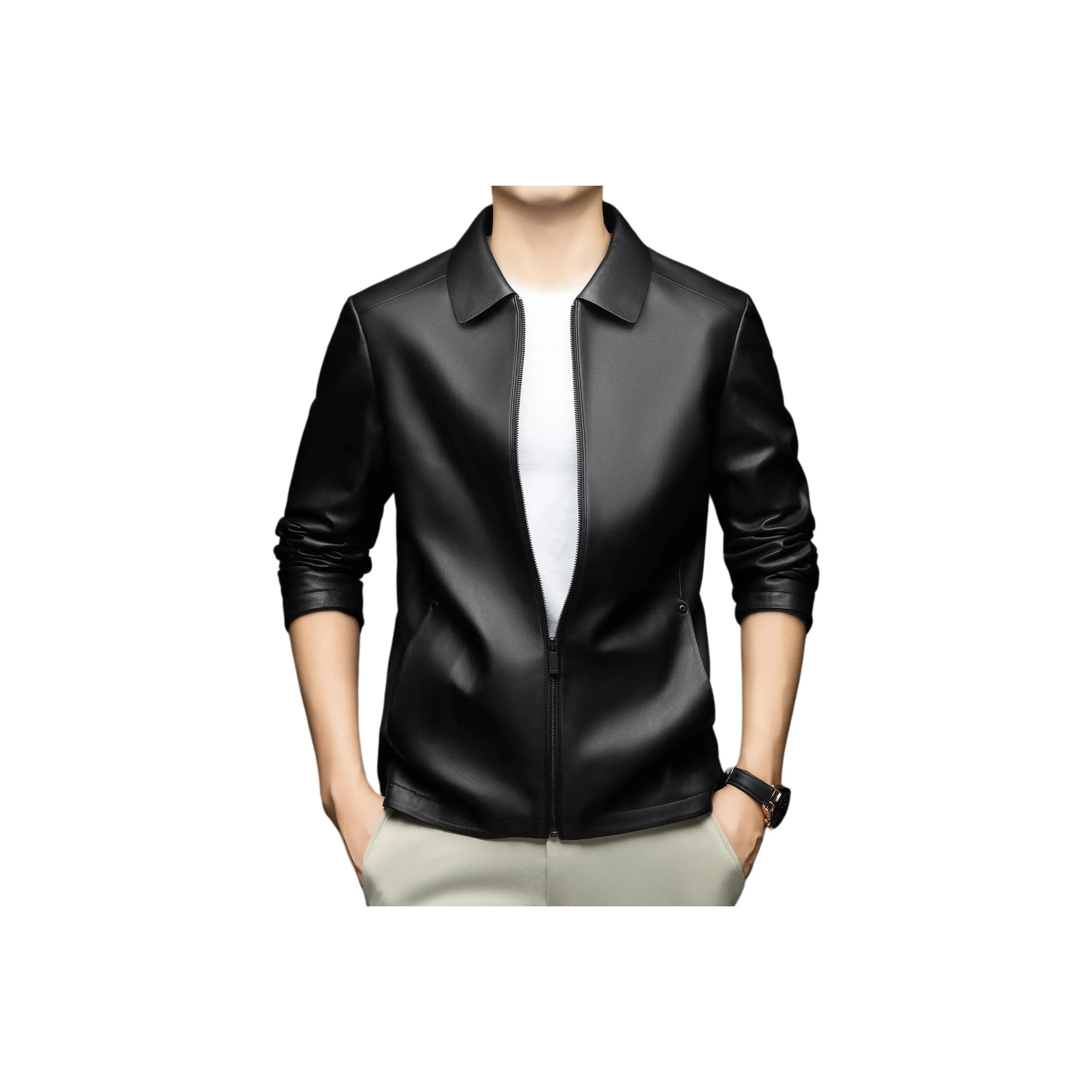 Vintage Cars Кожаная куртка Мужская