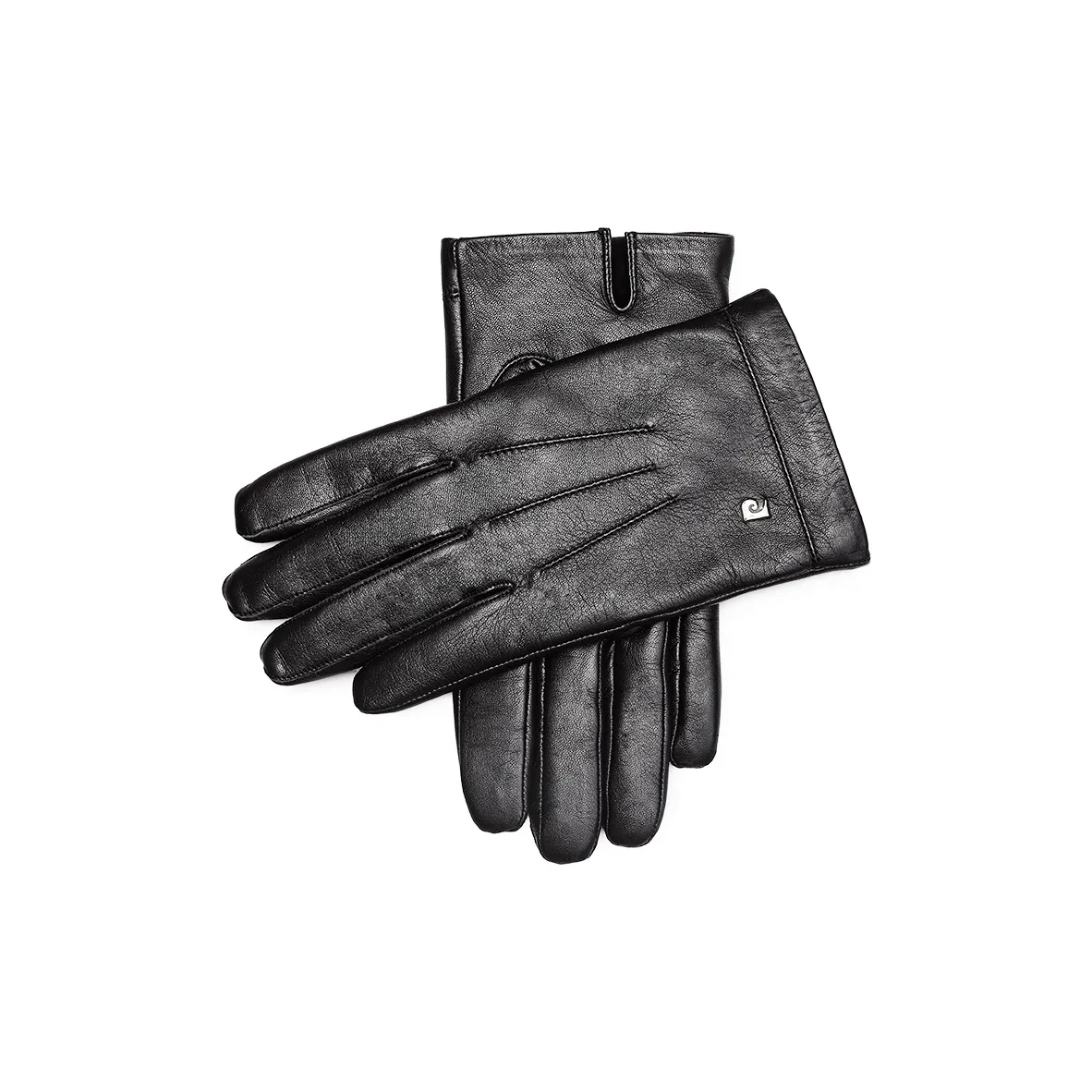 PIERRE CARDIN Перчатки из козьей кожи Мужские Черные