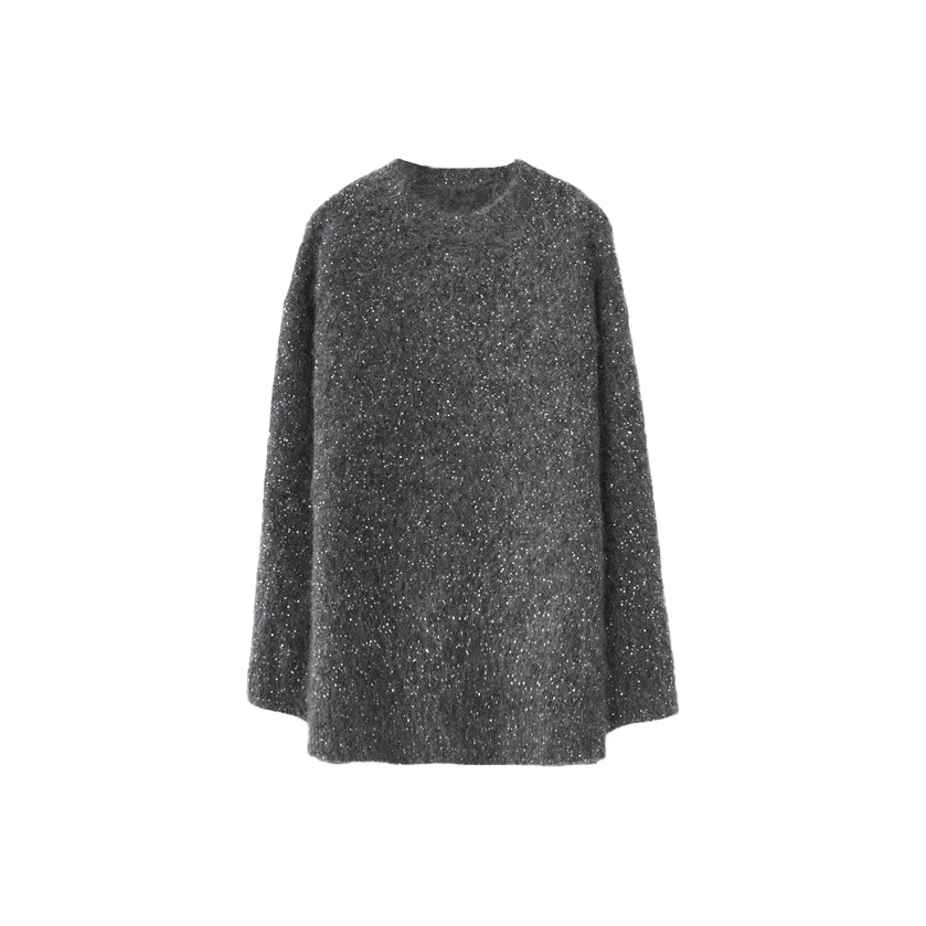 Musewave [Гипсофила] Классический роскошный жемчужный марлевый свитер для малышей из мохера и кашемира женский