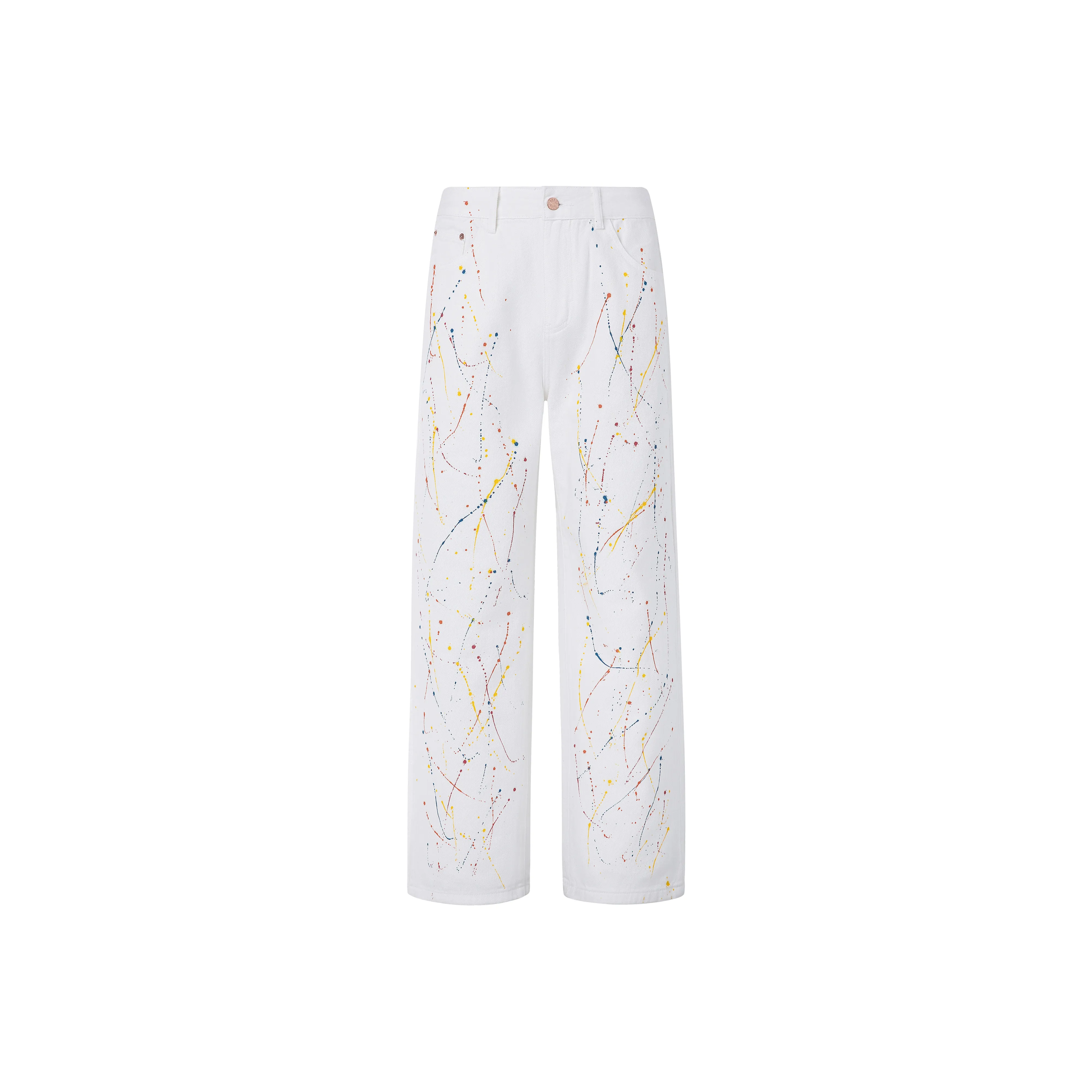 HARSIINCN H25AMNK434 Белый Унисекс Джинсы