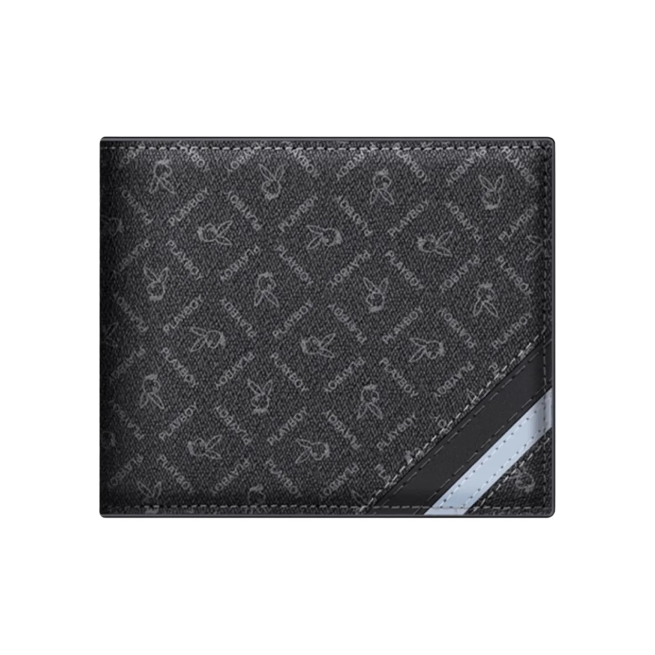 Playboy PVC Поливинилхлорид Кошелек Мужской Черный