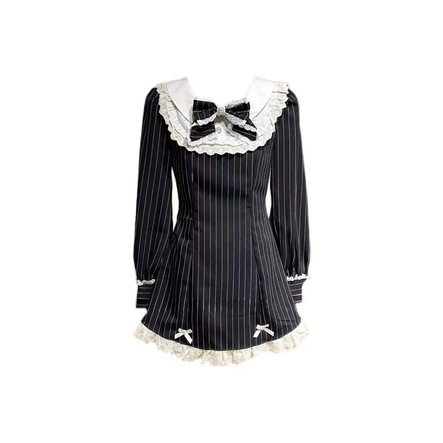 MA JOURNEE Длинное платье с длинными рукавами женское