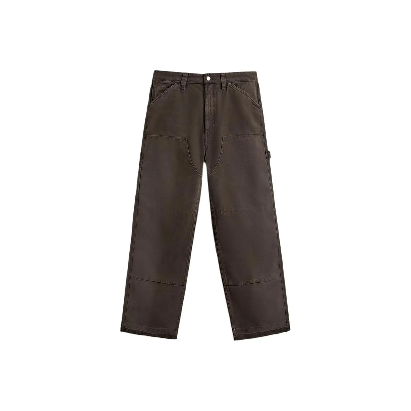 ZARA Коричневый Мужской Повседневный Брюки