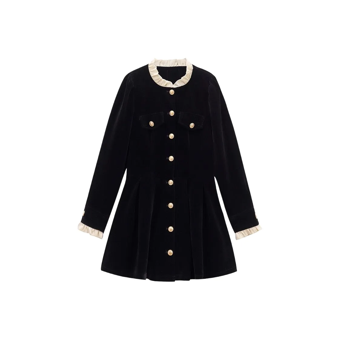 ARIADNAW STUDIO Платье Женское Длинное с Длинными Рукавами