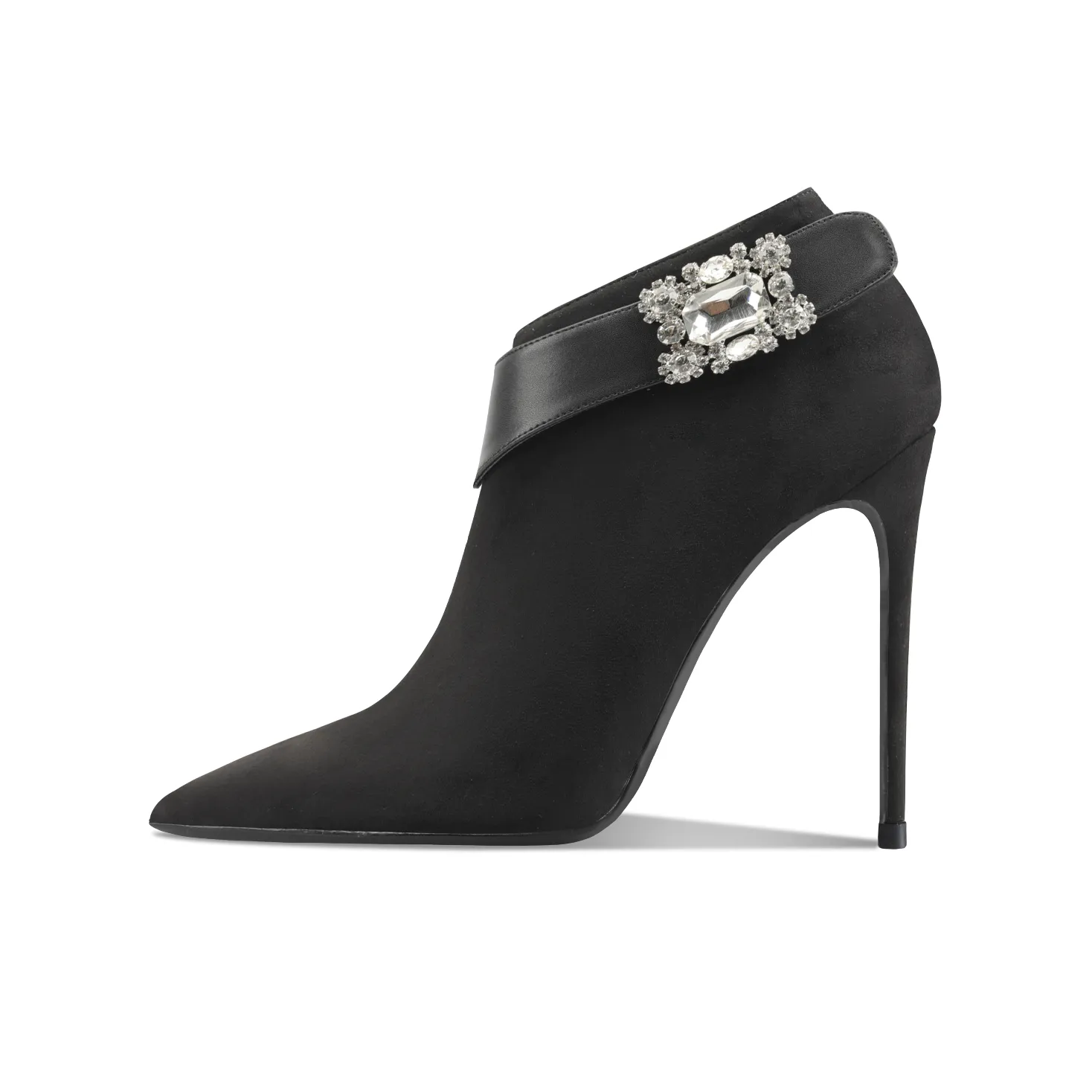 Siwei Ботильоны Высокий каблук Женские Черные Модные и Удобные