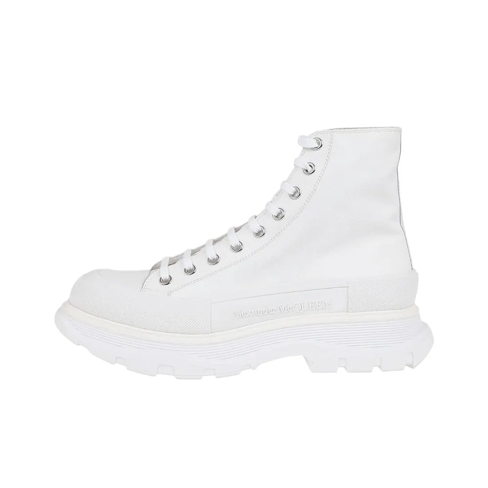 Alexander McQueen Tread Slick Martin Boots Men White