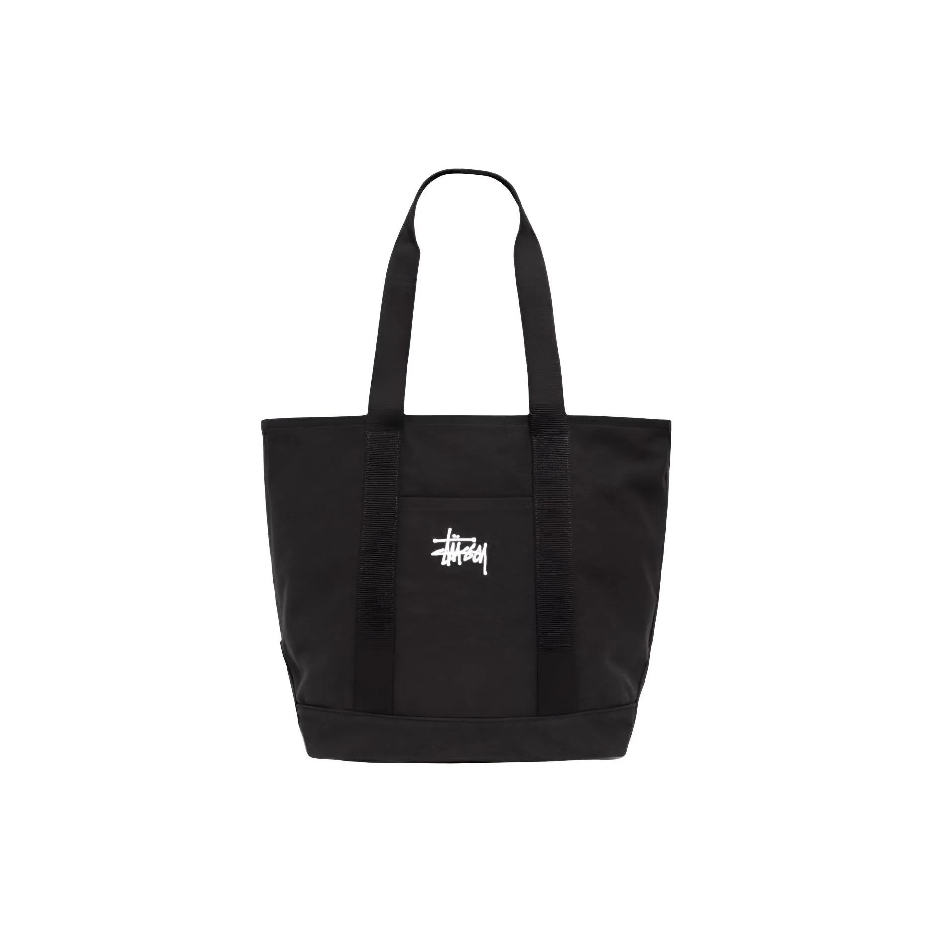 Stussy Холст Тоут Сумка Сумка для покупок Сумка через плечо Экстра-большая Женская Черная