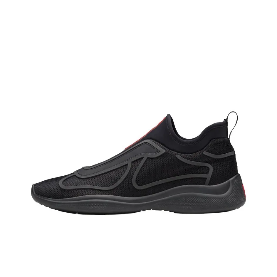 PRADA Casual Shoes Men Low Top Black