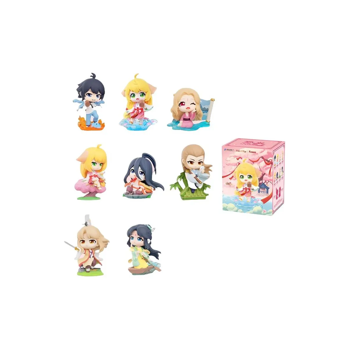 FUNISM Духовные Сводники Лисы Сводники Eternal Vow Любовь Слепые Коробки Один Mystery Коробка Целая Коробка 8 шт