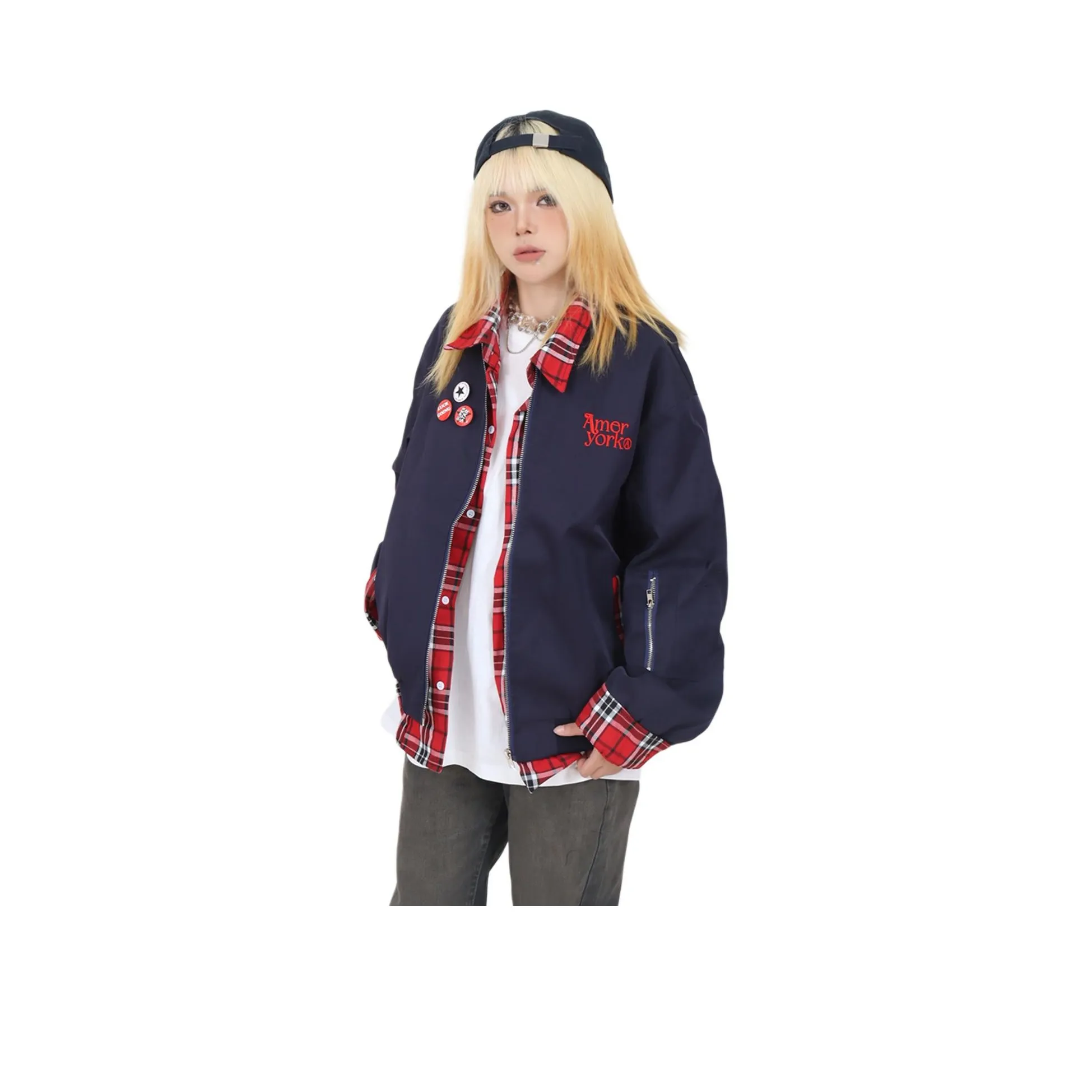 Pirkadat Красная клетка Унисекс Куртки