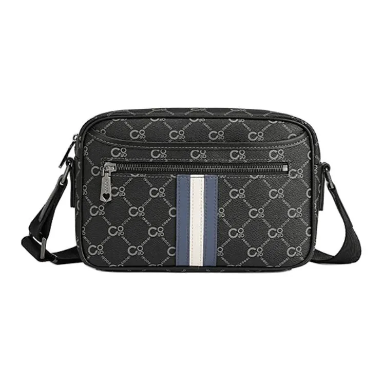 COOGI Синтетическая кожа Camera Сумка Сумка через плечо Стандартная Мужская Черная Серый Кофейный