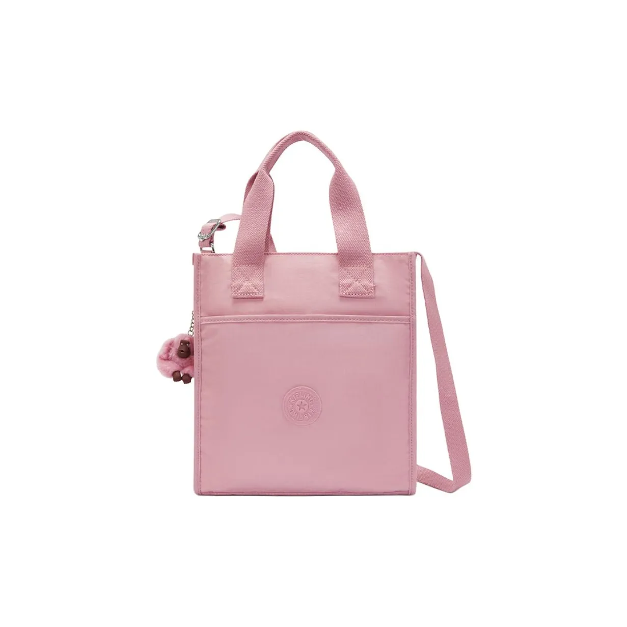 Kipling Полиамид Нейлон Сумка Средняя Женская Светло-Розовая