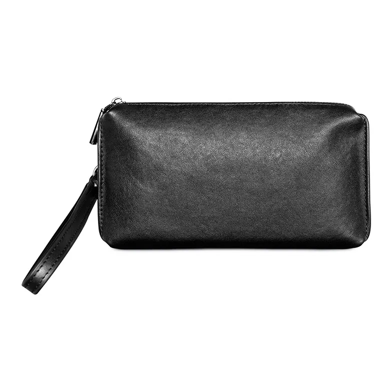 COW Face Коровья кожа Клатч Стандартный Мужской Черный