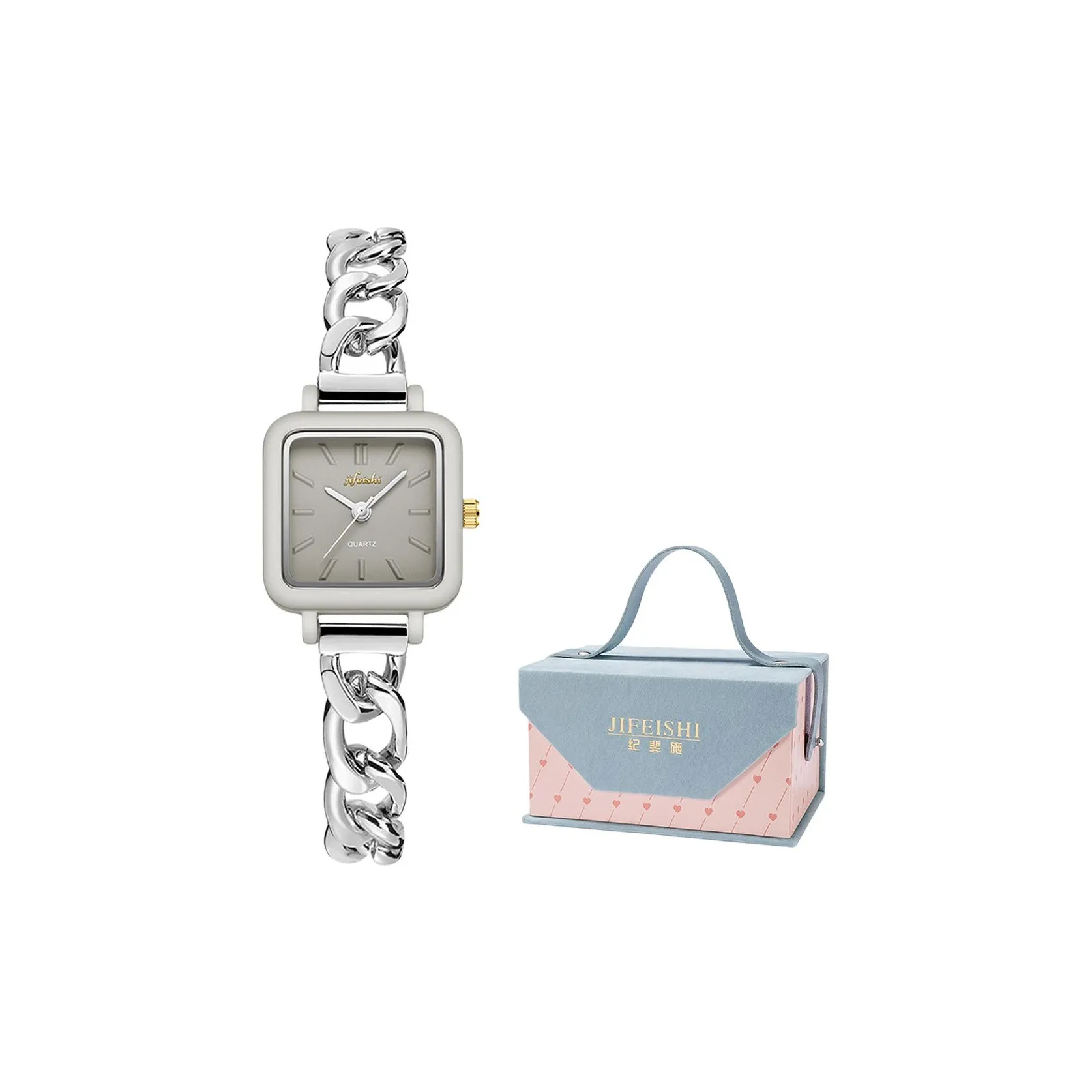 JIFEISHI Кварцевый механизм сплав ремешок женские часы многоцветный циферблат