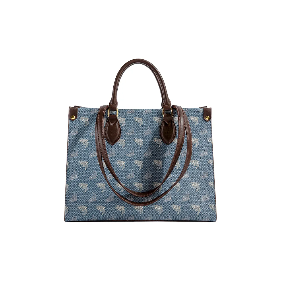 FAIRWHALE Синтетическая кожа Тоут Стандартный Женский Винтажный синий