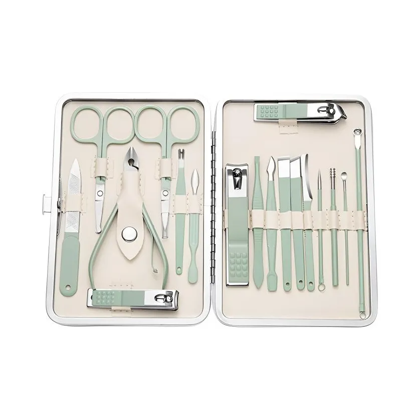 TLXT 1 8 Штук Набор Нержавеющей Стали Ножницы для Ногтей Набор Одежды Набор Инструментов для Отделки Ногтей