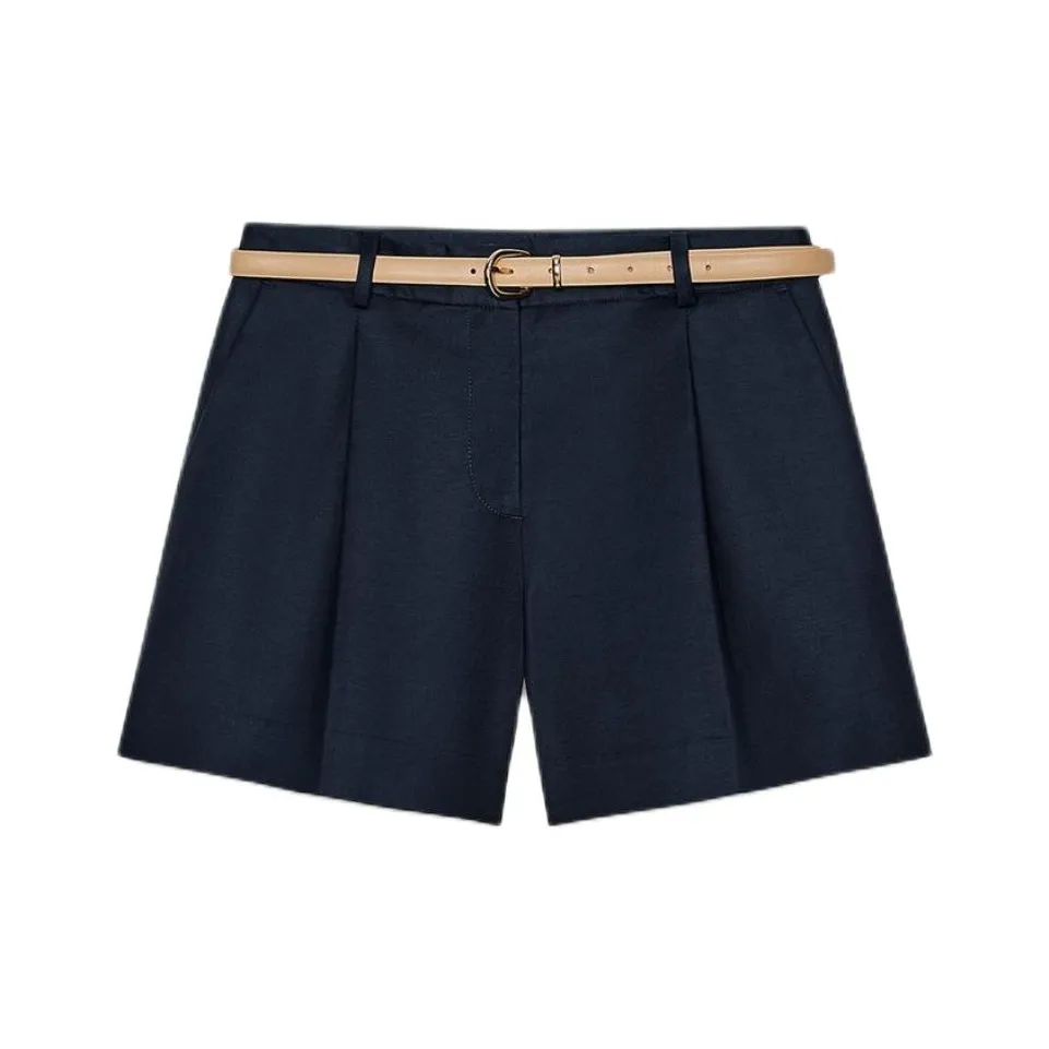 ZARA Морской Синий Женские Повседневные Шорты