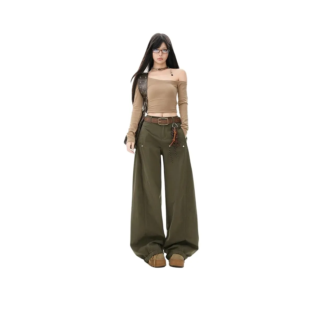 Мед армейский зеленый женские брюки карго