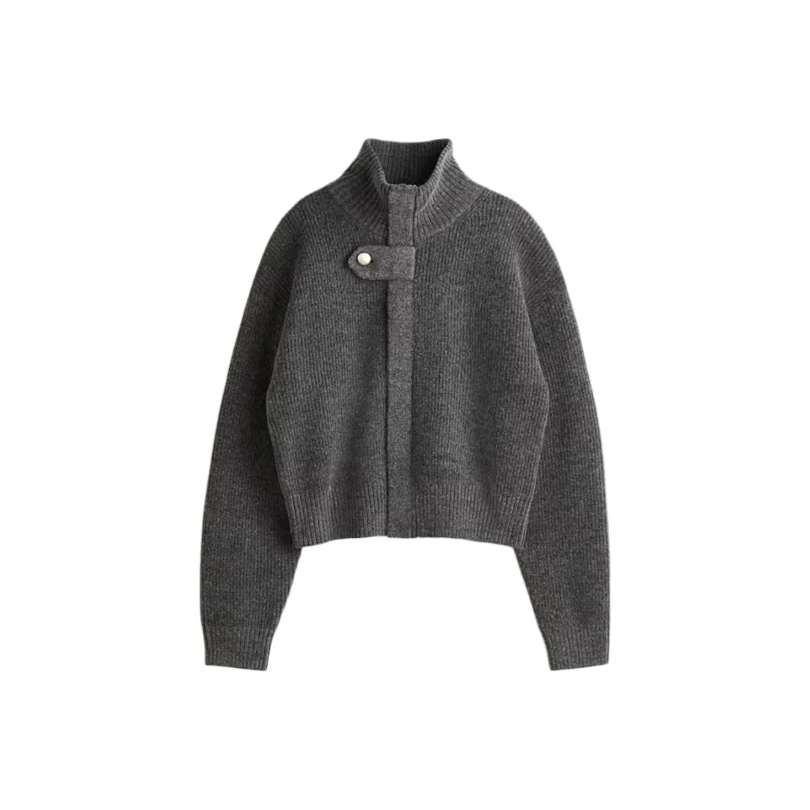 H M Темно-серый смешанный цвет женские свитеры