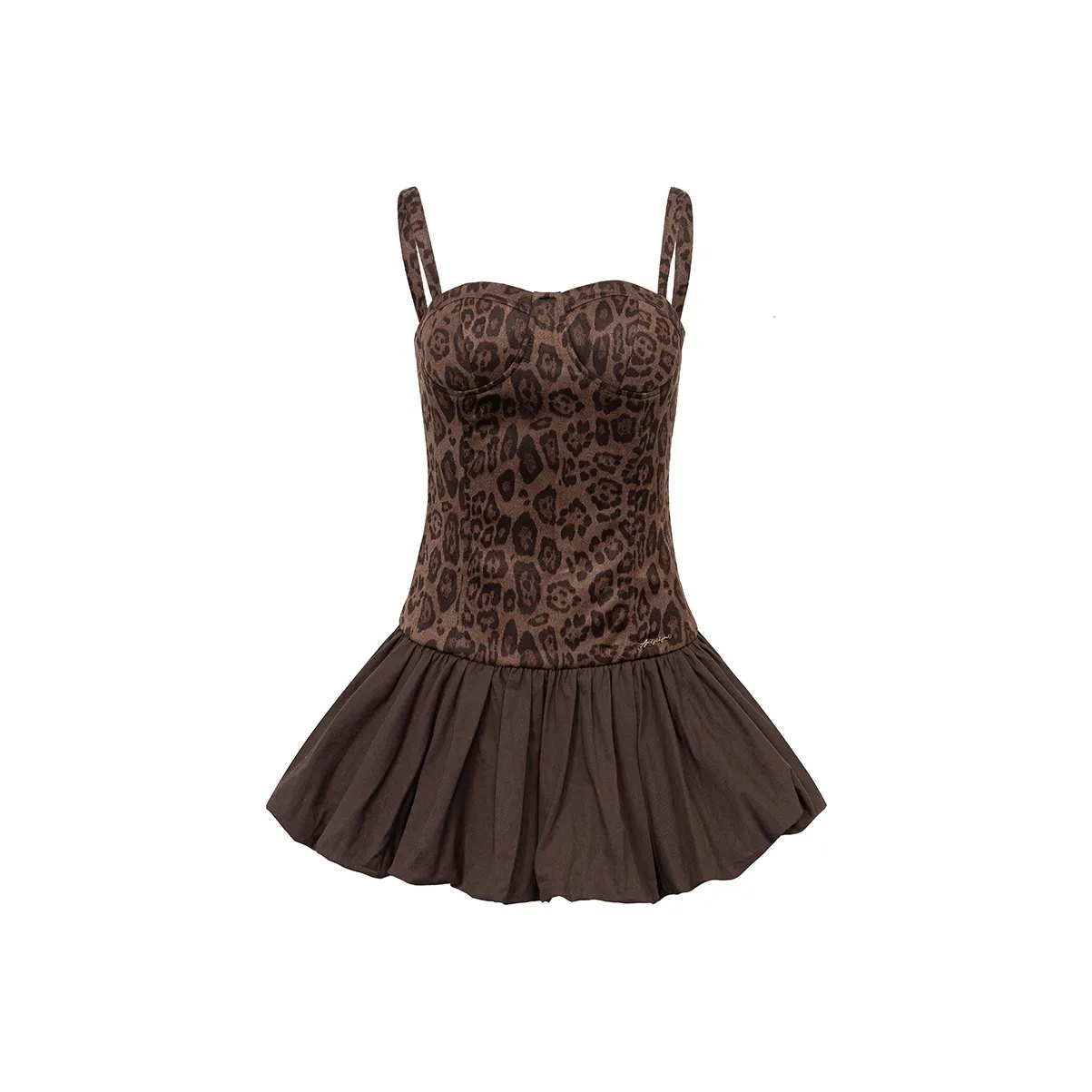 Ariseism Леопардовый принт Киль Slip Платье Для Женщин Лето Юбка Женская