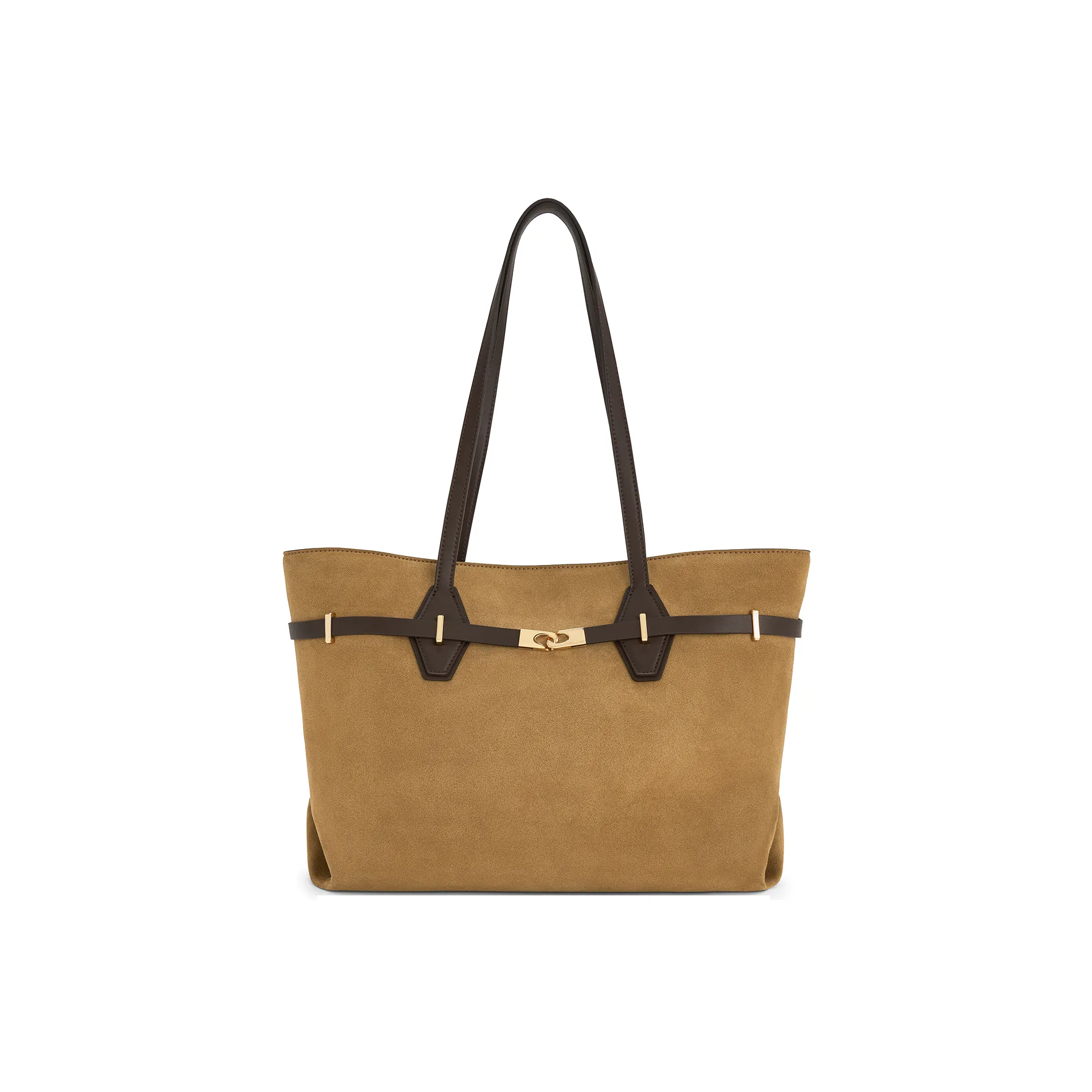 CHARLES KEITH Сумка через плечо из синтетической кожи большая женская кофейно-коричневый песочный