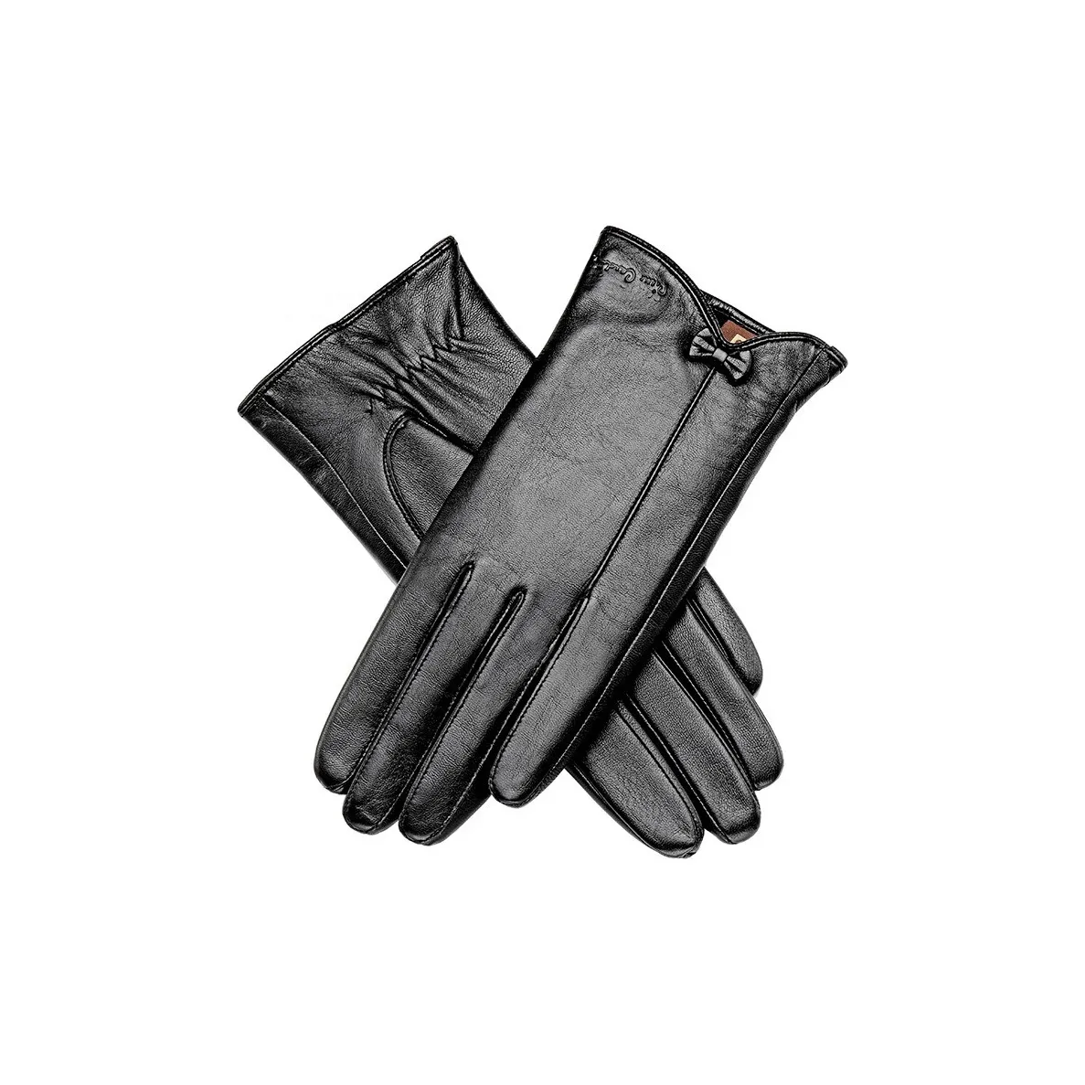 PIERRE CARDIN Перчатки из козьей кожи женские черные