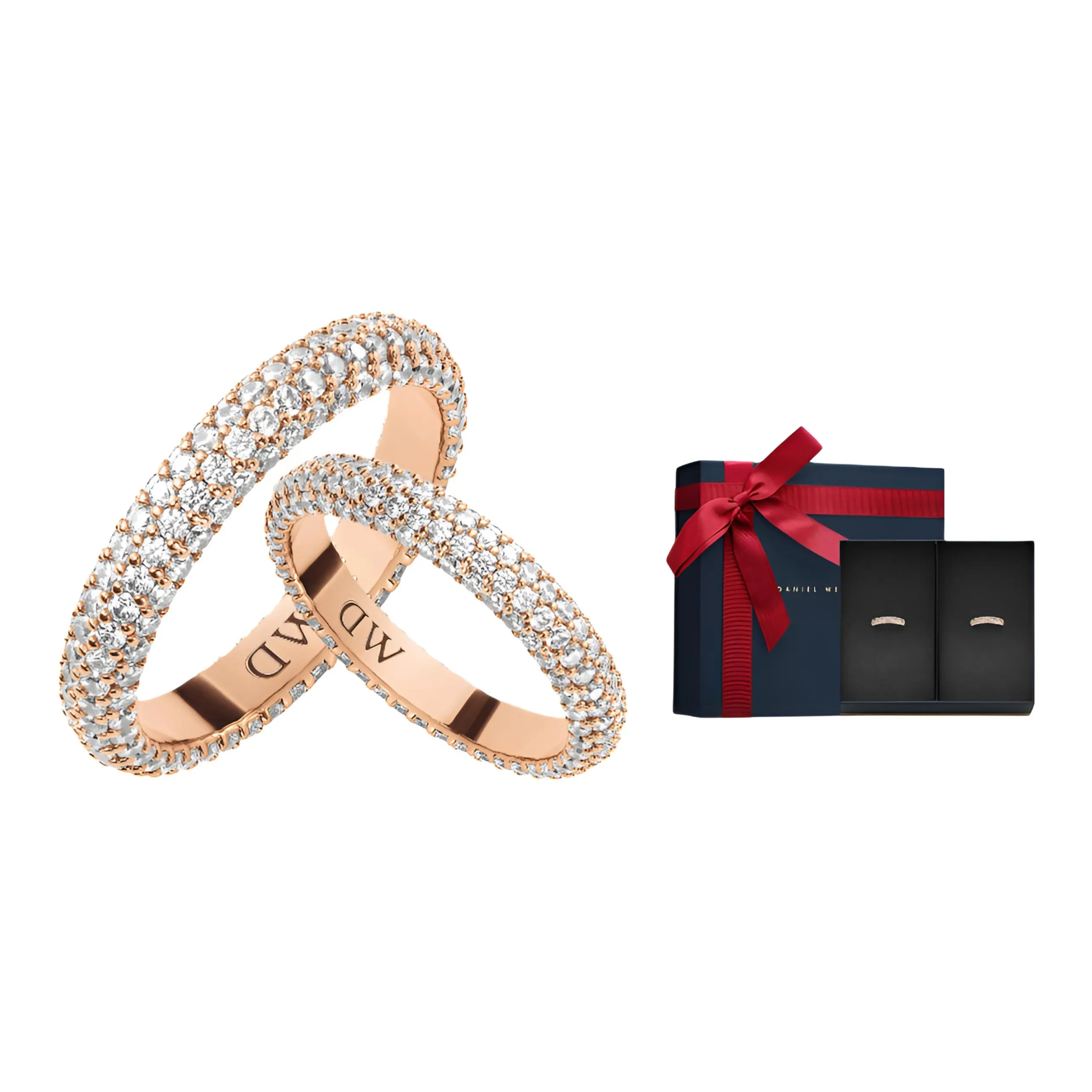 Daniel Wellington Кольца из латунь с цирконием женские