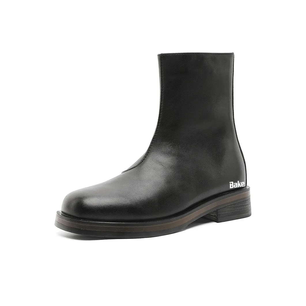 Bake Колено Высокий Осенний Зимний Повседневный Высокий Топ Мужская Обувь Vintage Versatile Премиум Увеличение Высоты Мартинсы Мужские