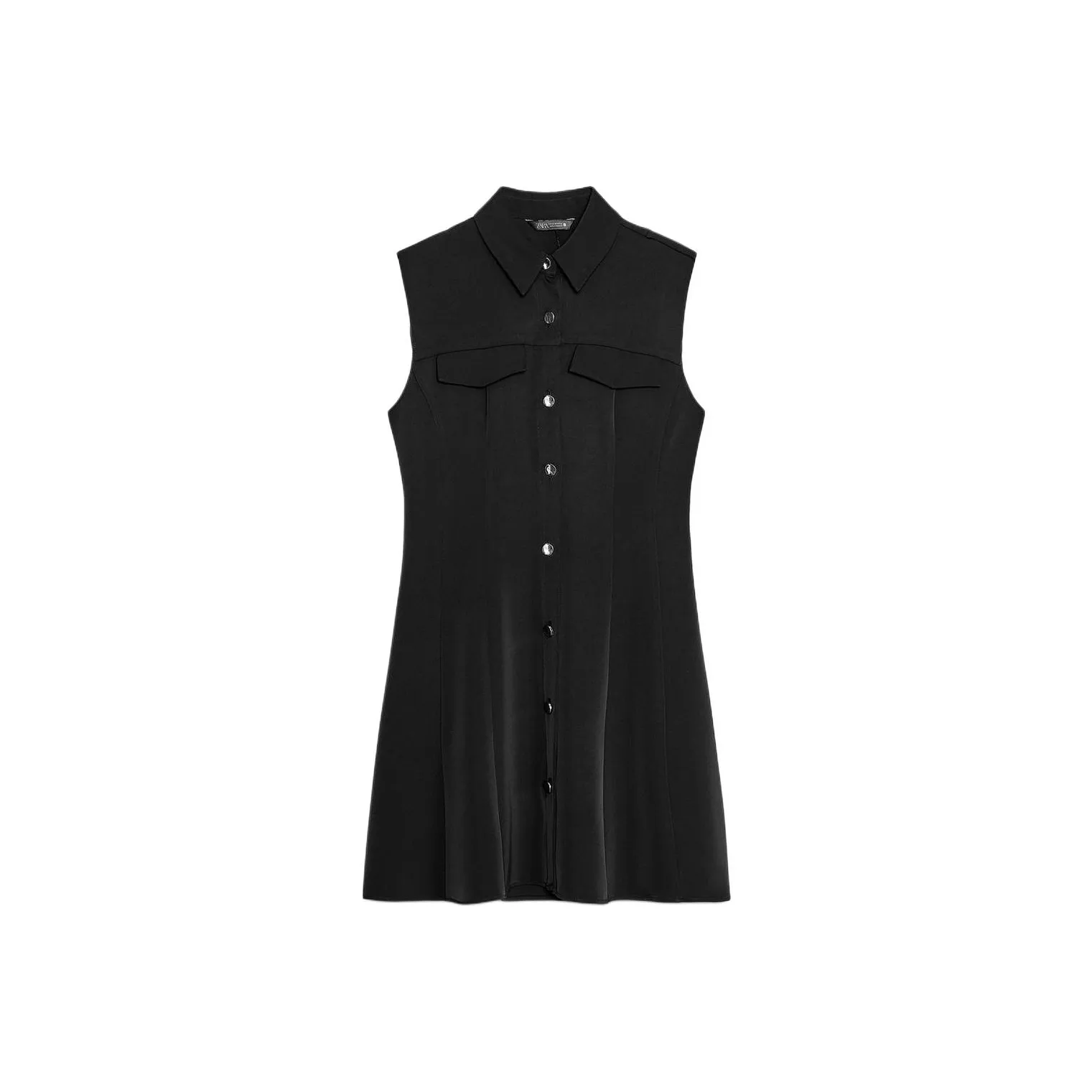 ZARA Черные Женские Платья без Рукавов