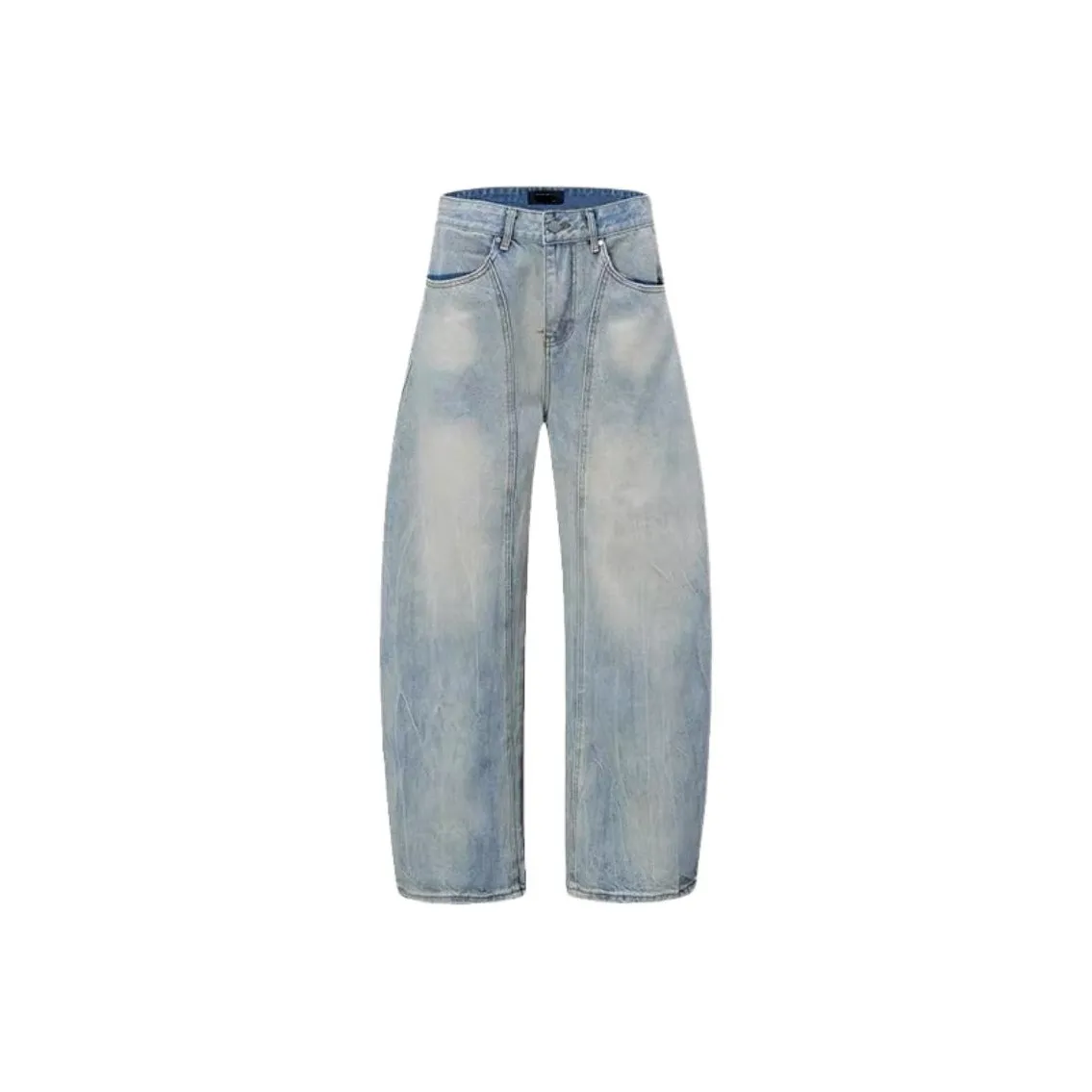 ENPofficial Весна And Осенний Джинсы Прямой крой Свободный крой Baggy Силуэт Дизайн Брюки Унисекс