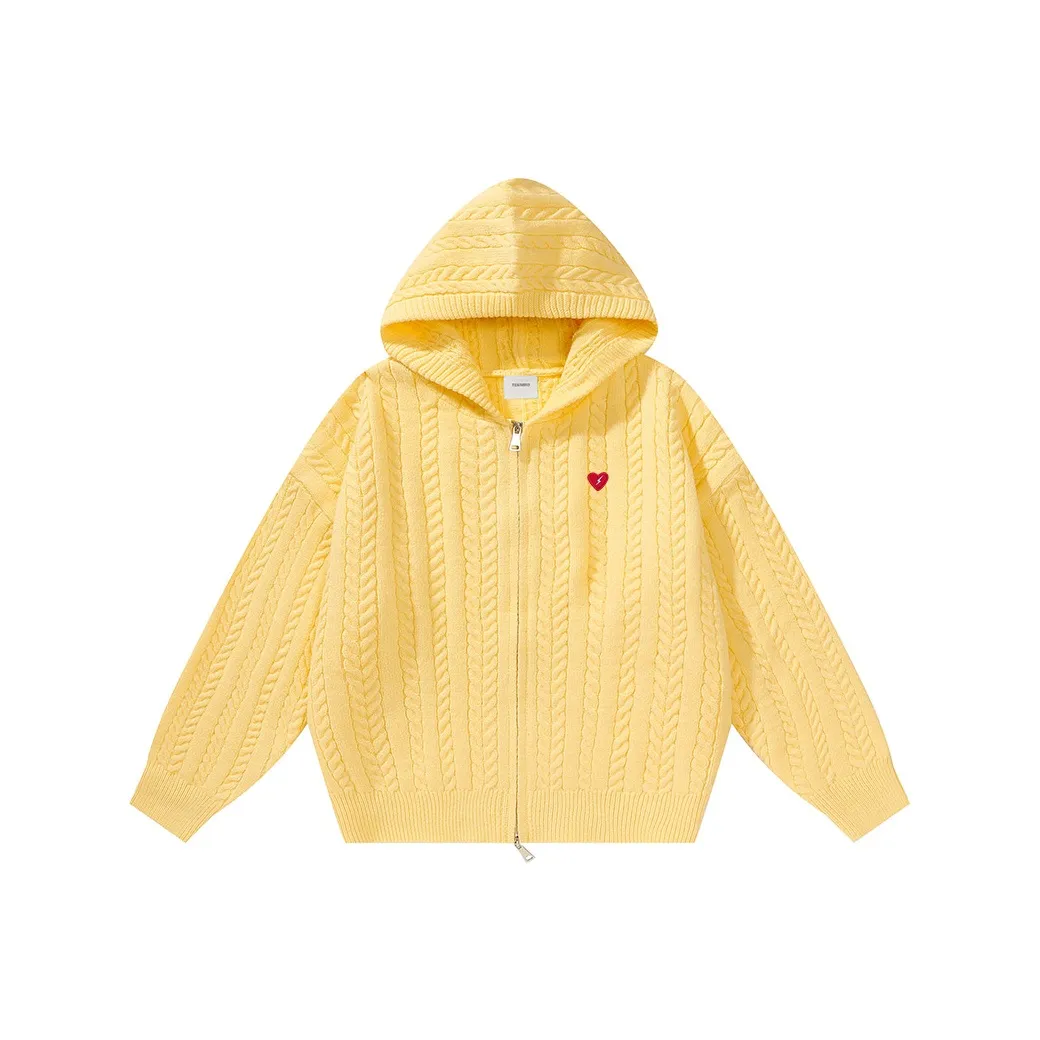 TEN MIRO Peach Heart Series Свитер Куртка Унисекс