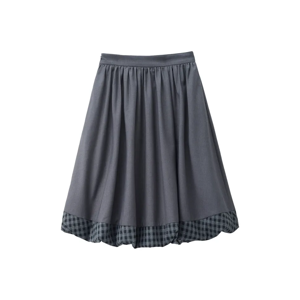 Giordano Повседневный Длинный Юбка Женские