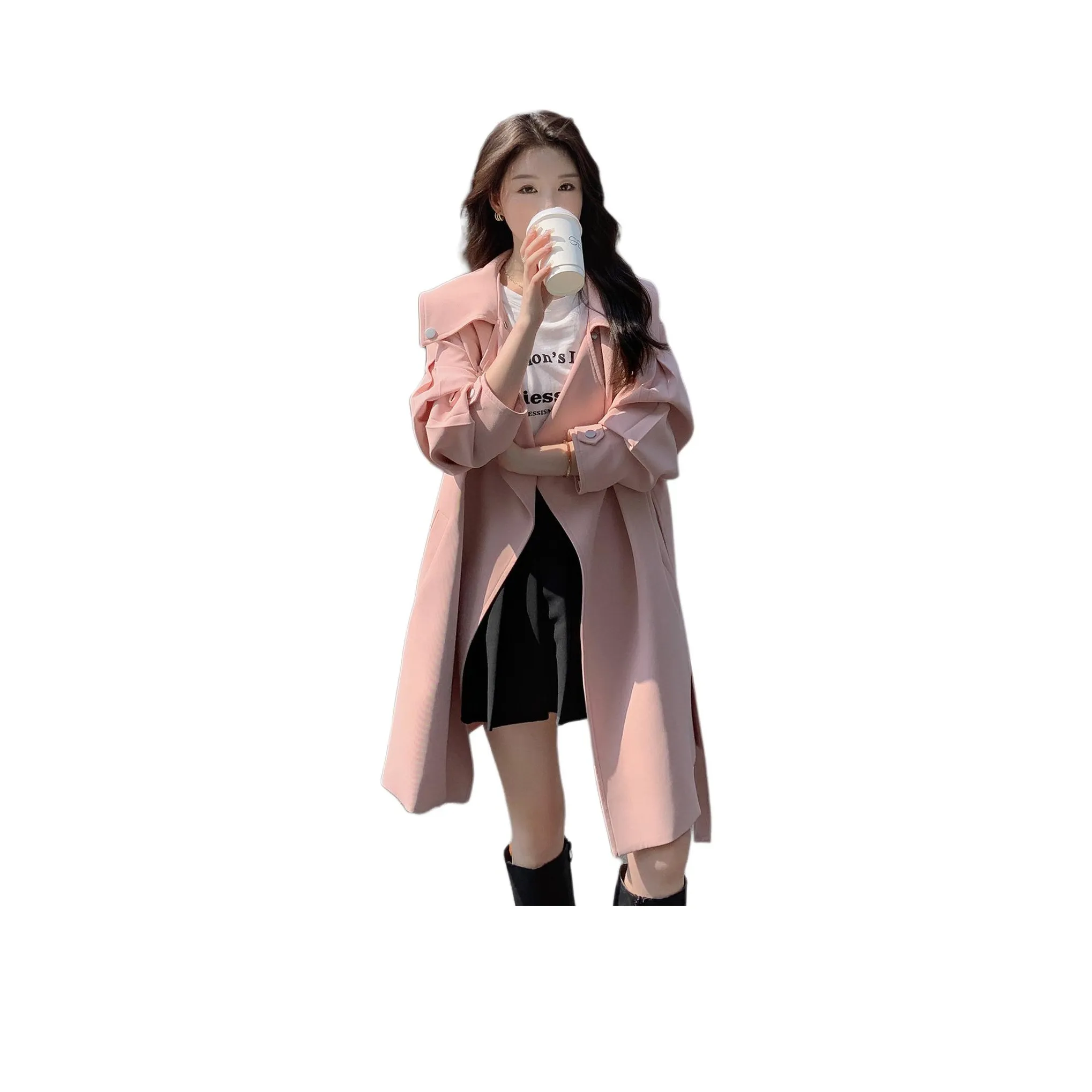 Kangaroo Розовый Женские Тренч