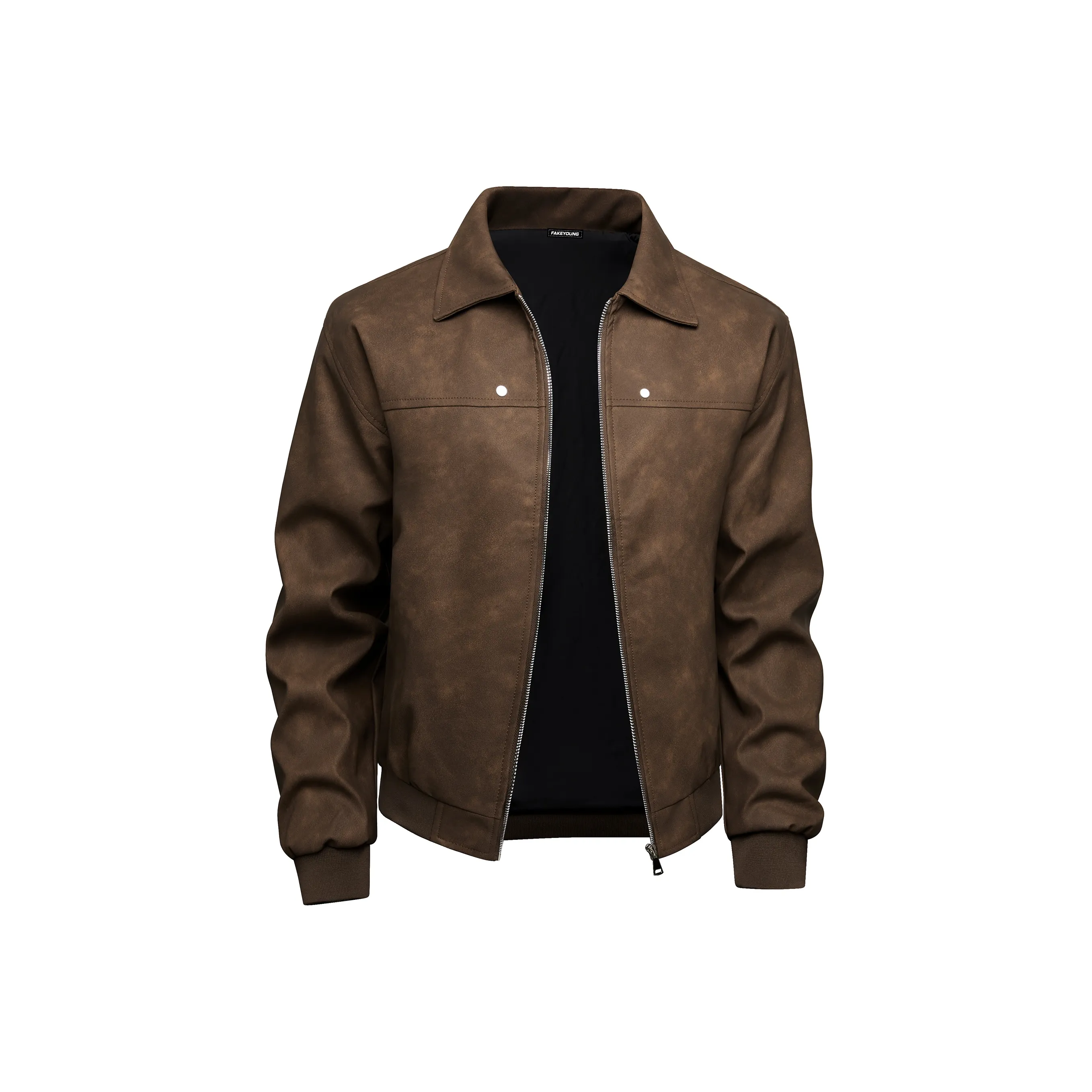 Fakeyoung Кожа Куртка Унисекс