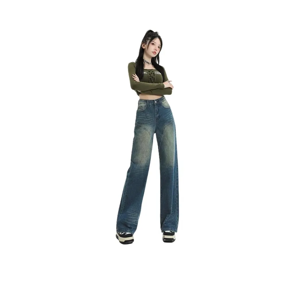 JOPPTI Павлин Синий Женские Джинсы