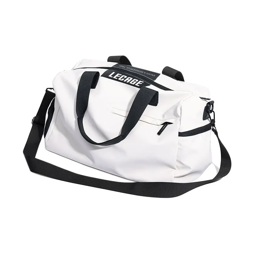 LECAGE Водонепроницаемая спортивная сумка унисекс белый черный
