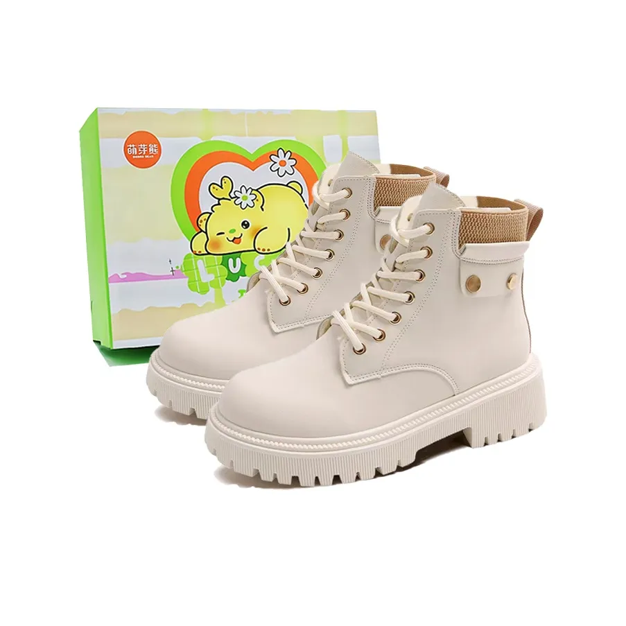 Budding Bear Колено Высокий Мартин Ботинок Женские