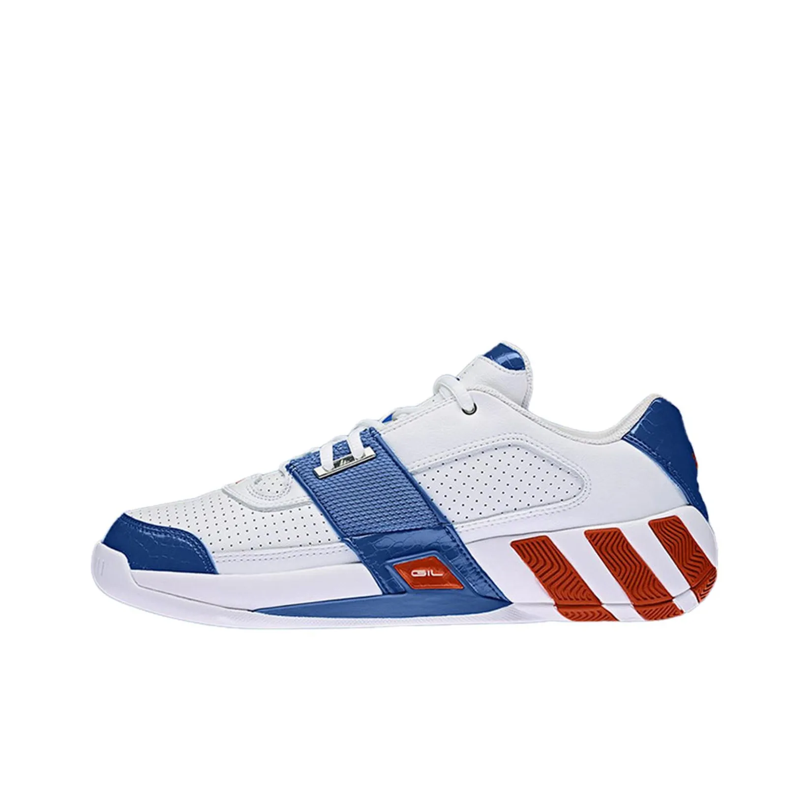 Adidas Agent Gil Restomod Vintage Basketball Shoes Men Low Top White/Blue